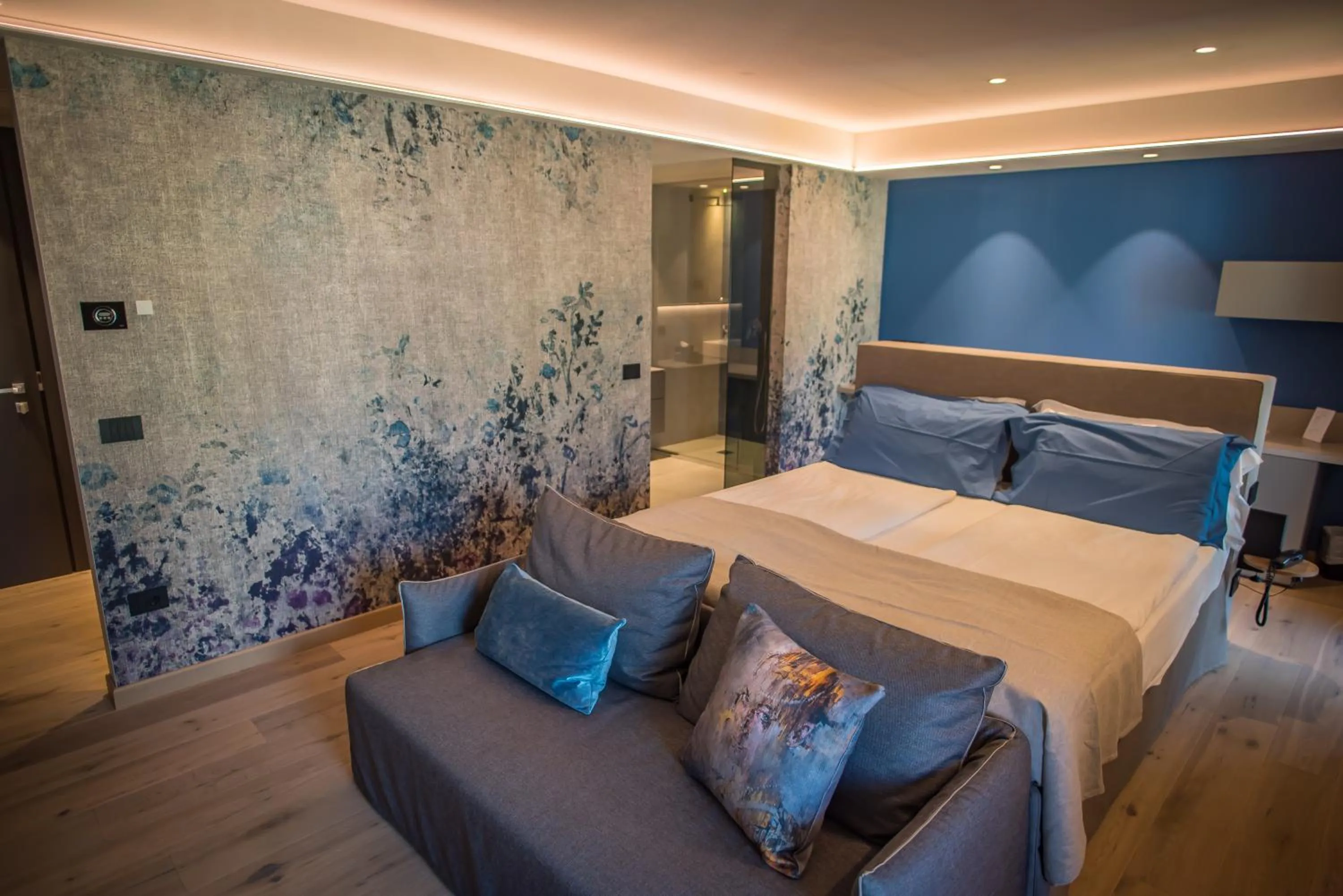 Bed in Hotel Villa Enrica