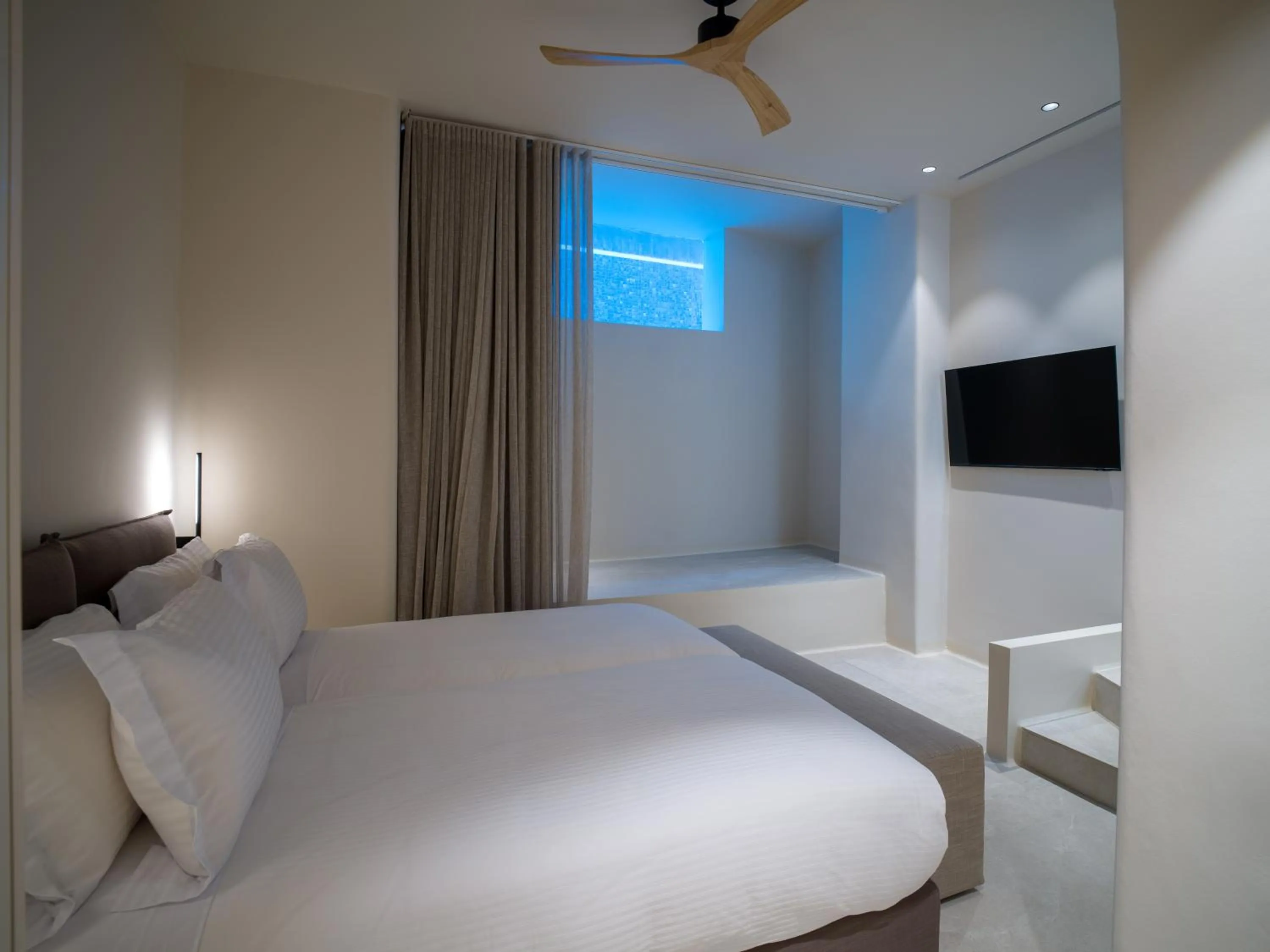 Bed in VEZO Suites Mykonos