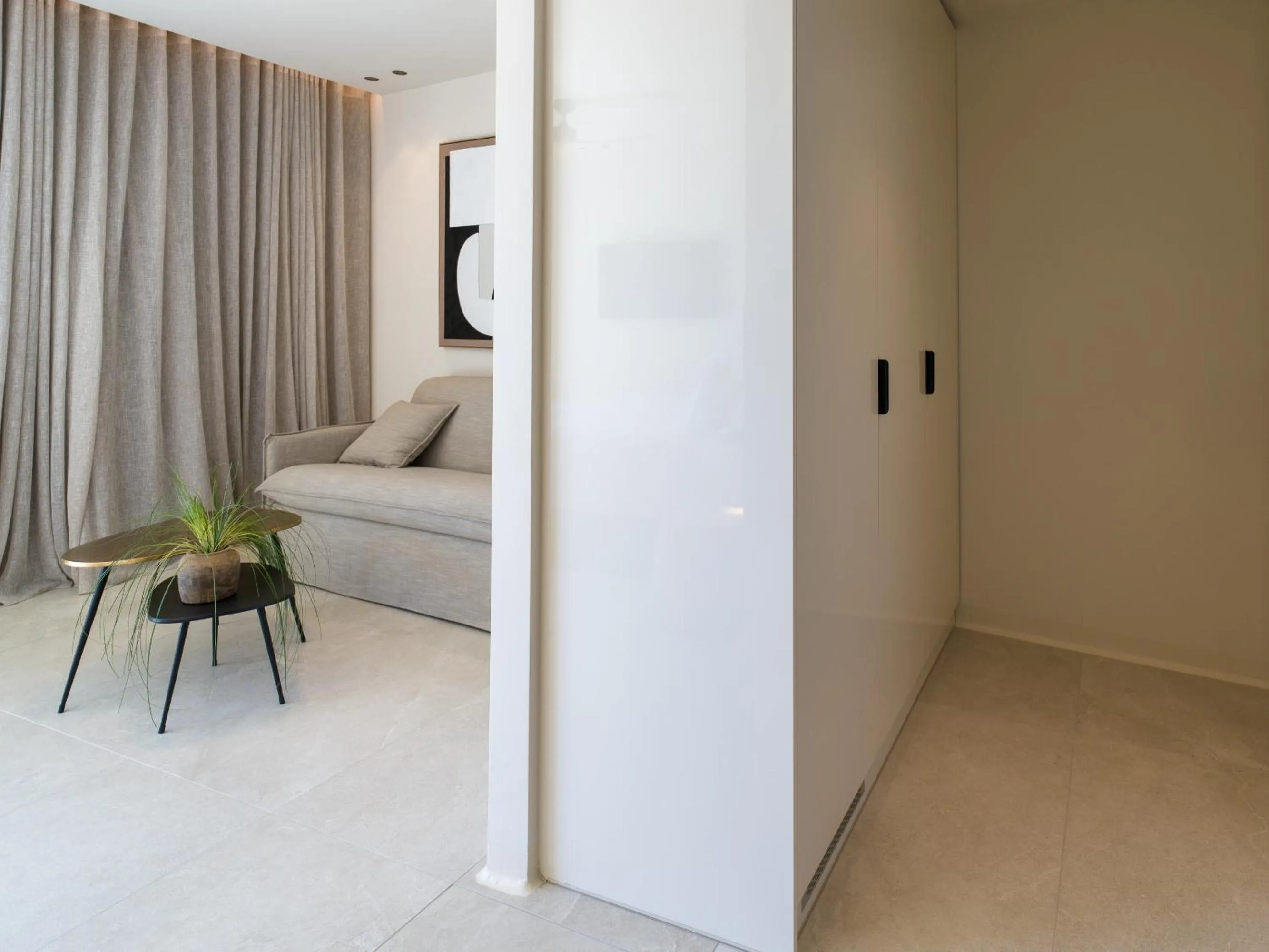 Bed in VEZO Suites Mykonos