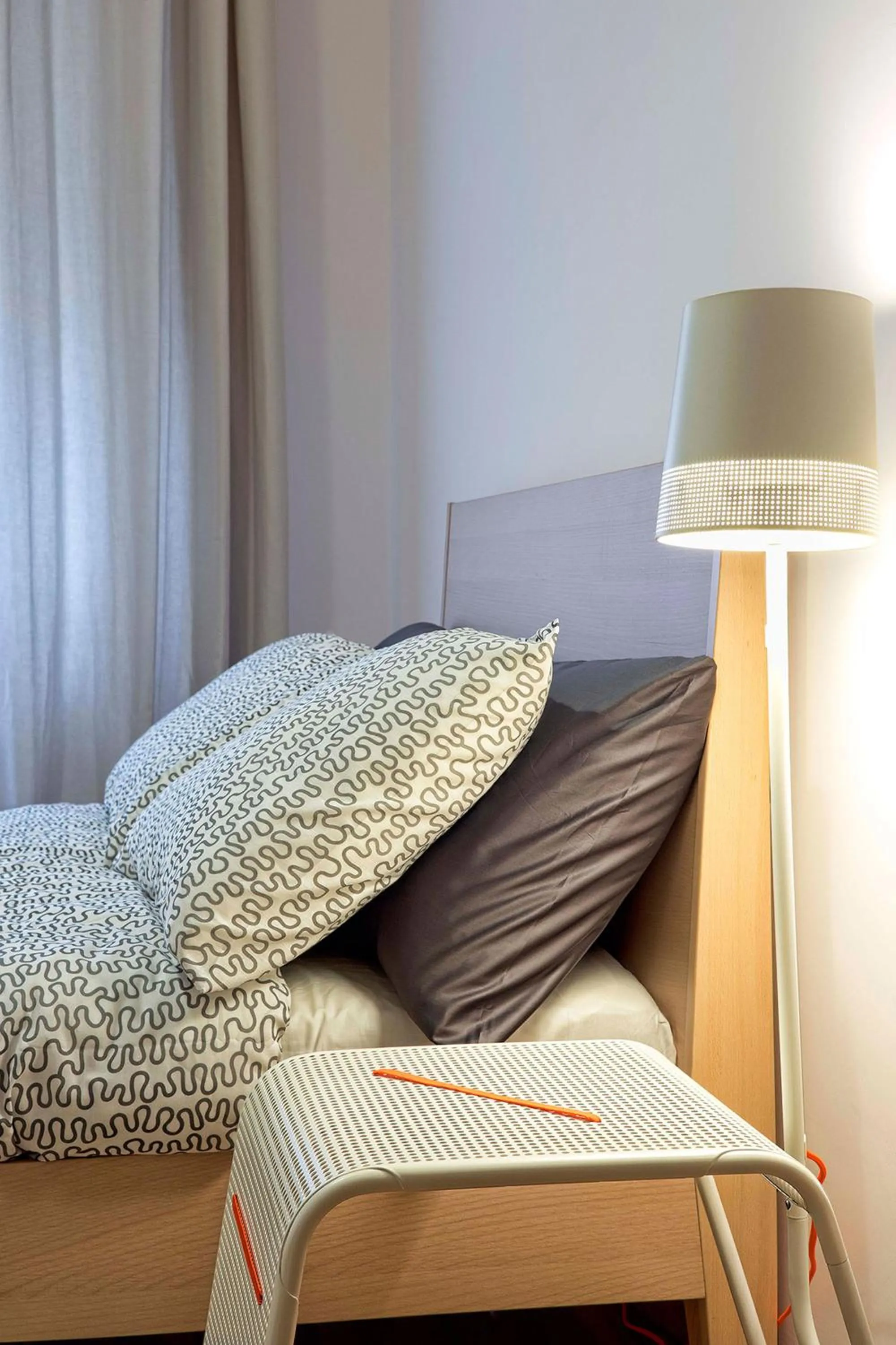 Decorative detail, Bed in La Nuova Cittadella