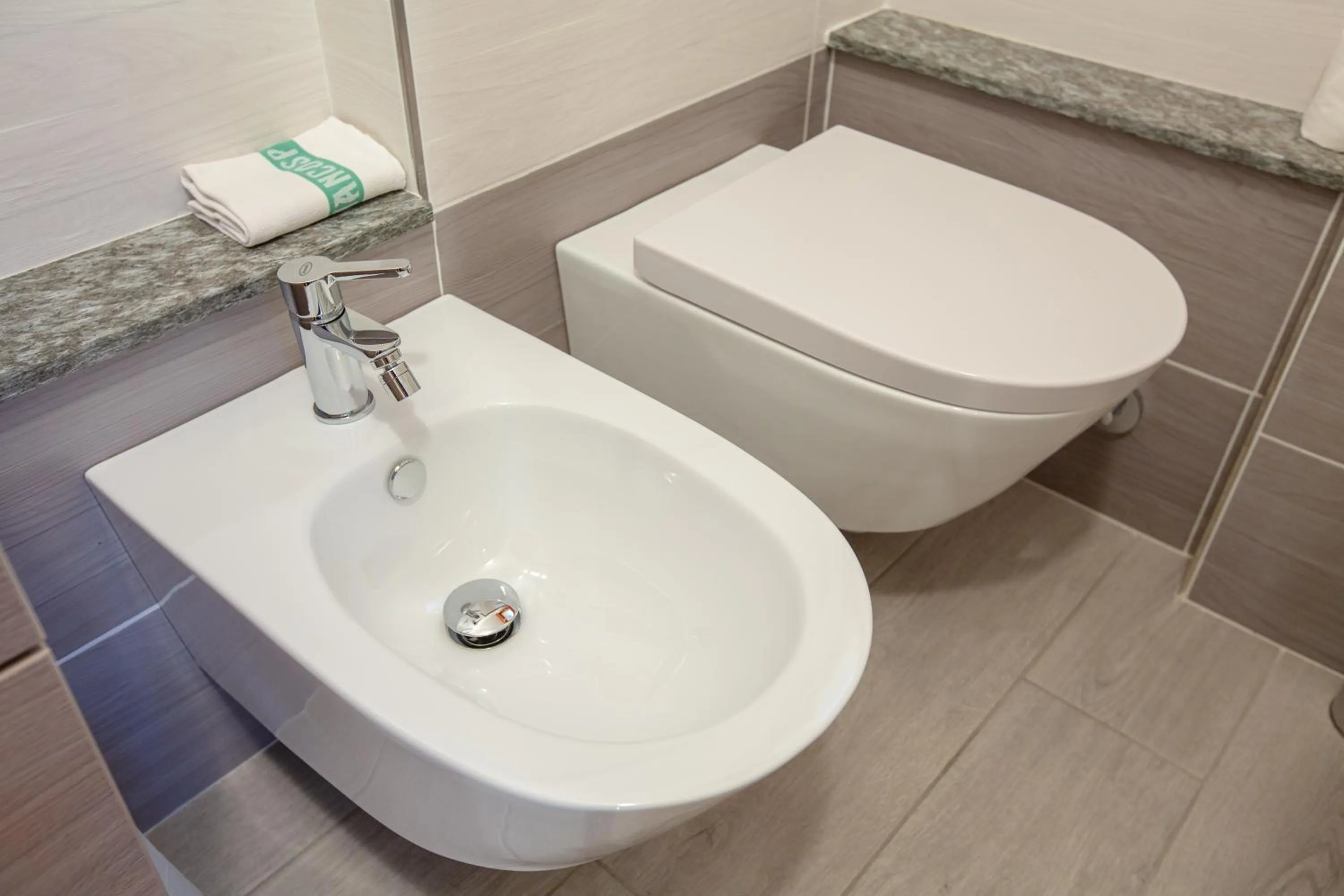 Toilet in Hotel Biancospino