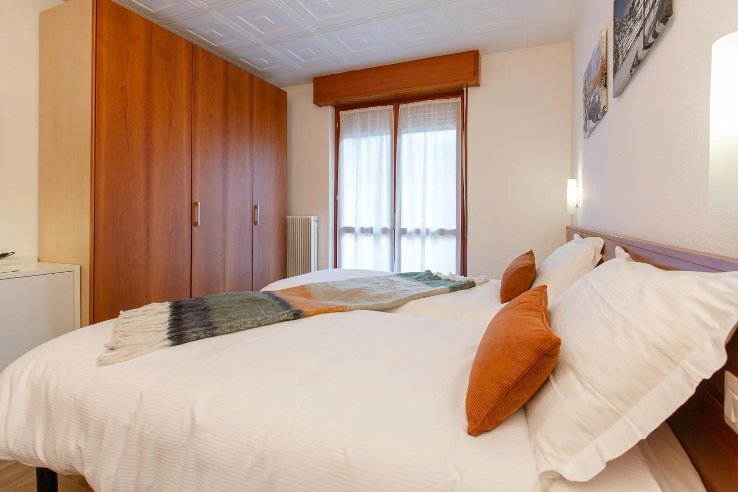 Bed in Hotel Biancospino