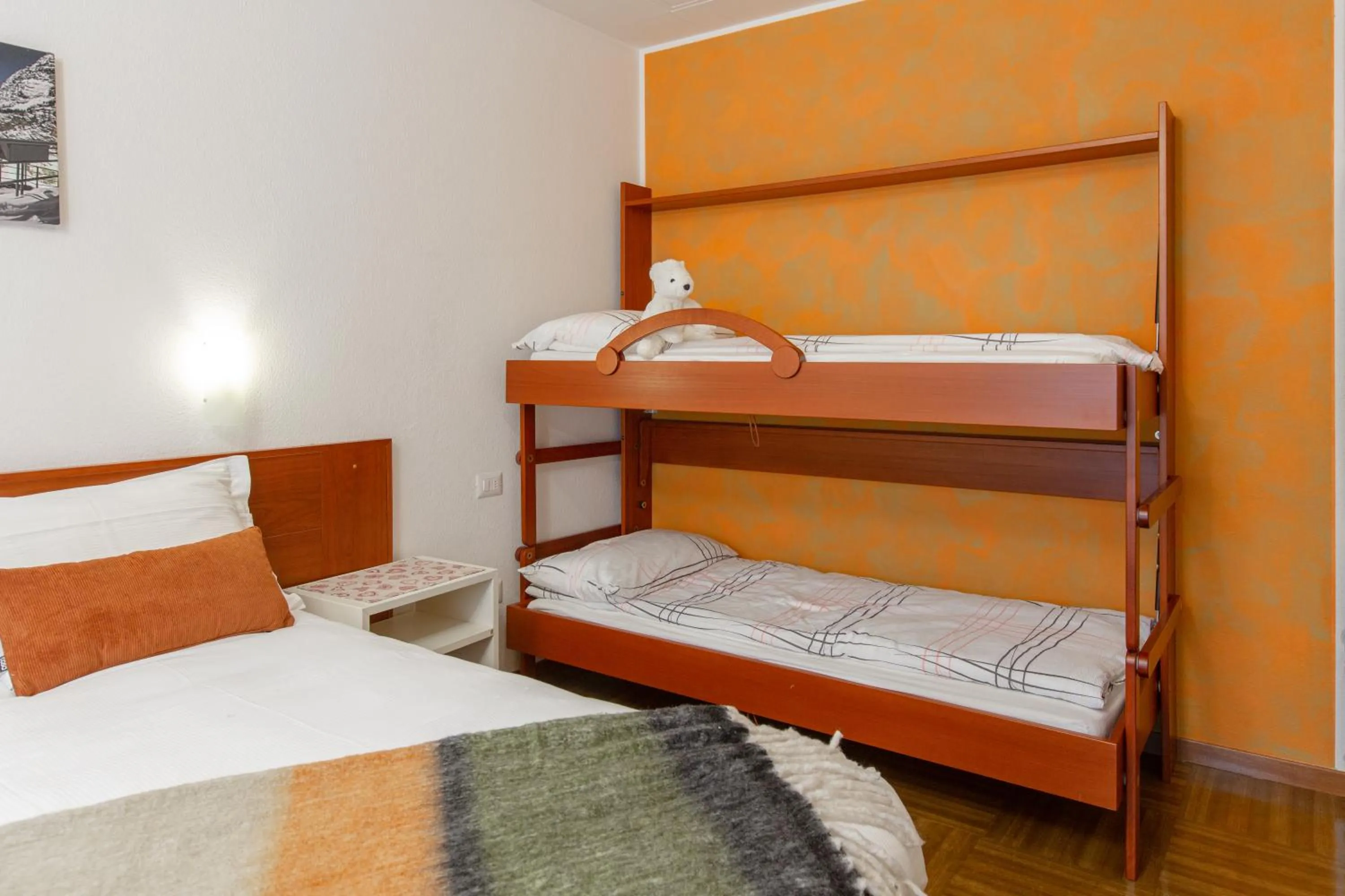 Bed in Hotel Biancospino