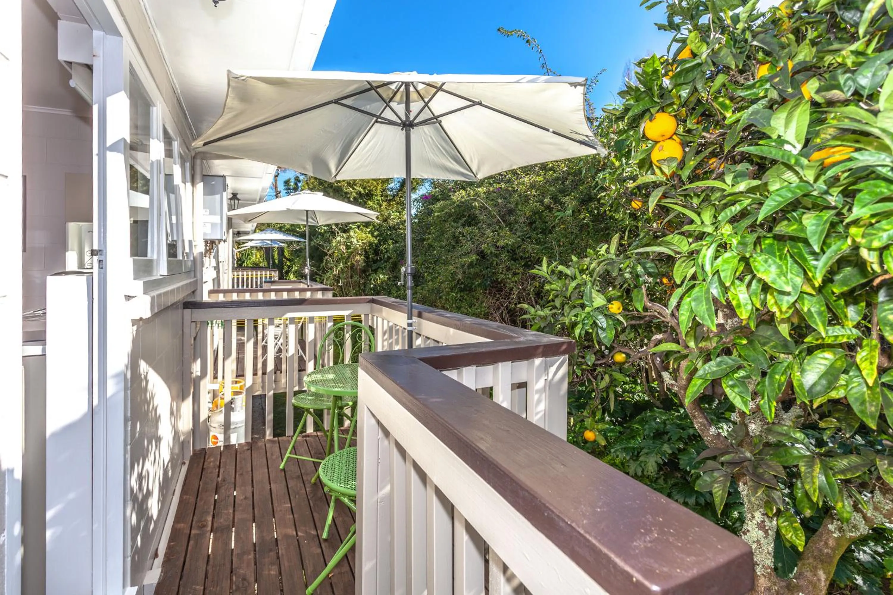 Patio in Brookby Motel
