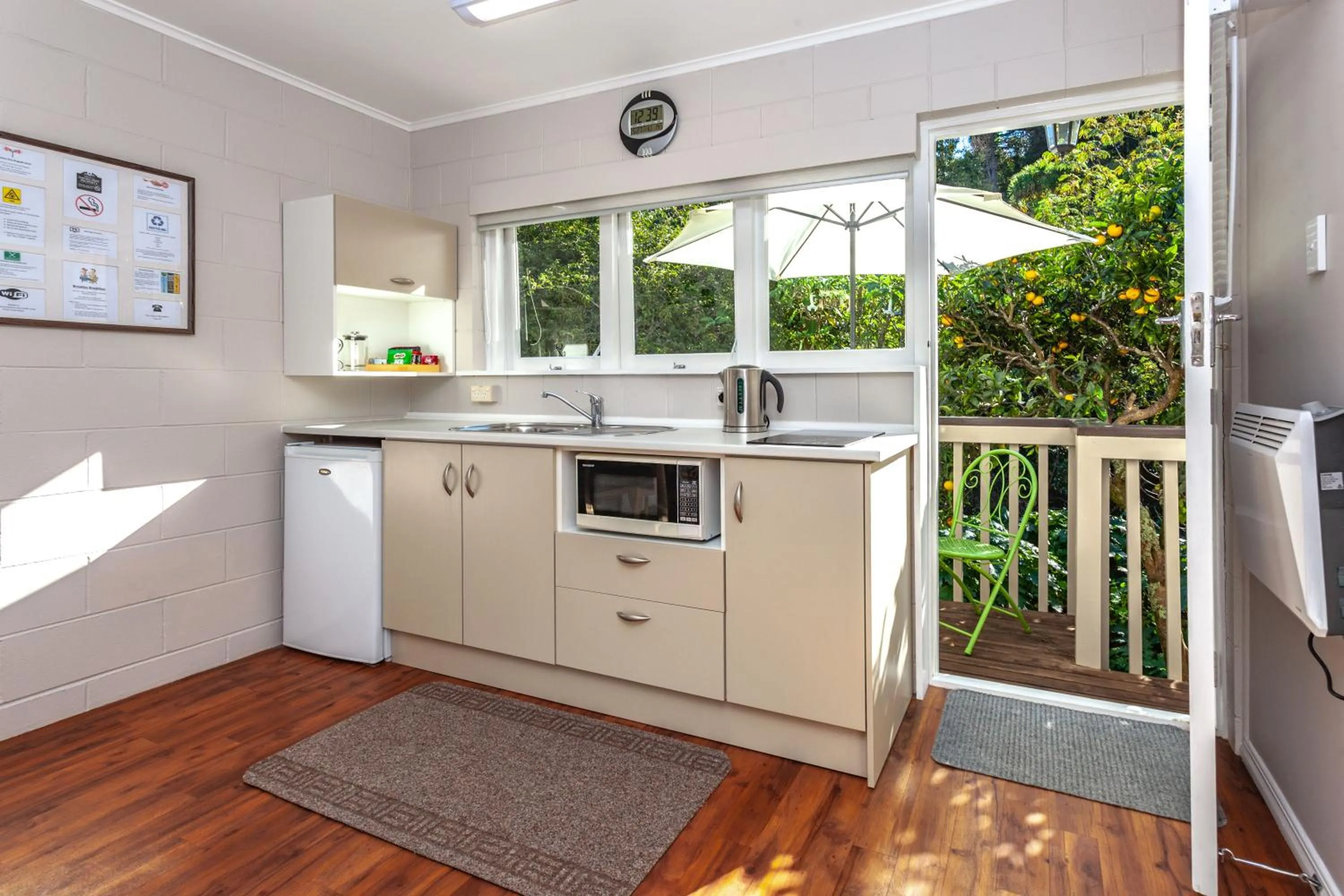 Patio in Brookby Motel