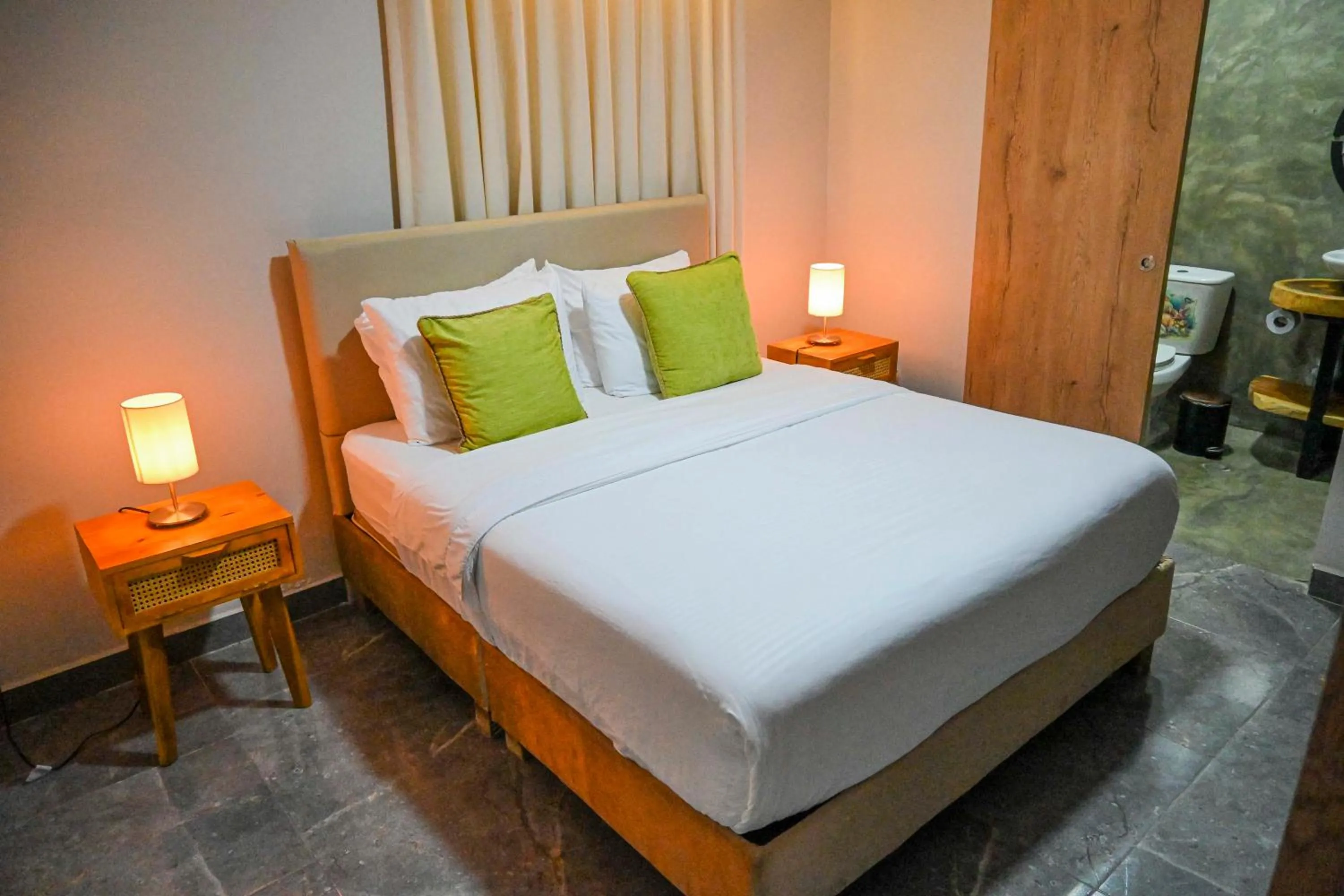 Bed in Hotel Bahía Azul Manga Cartagena