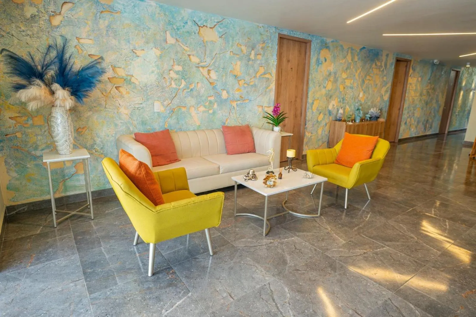 Living room in Hotel Bahía Azul Manga Cartagena