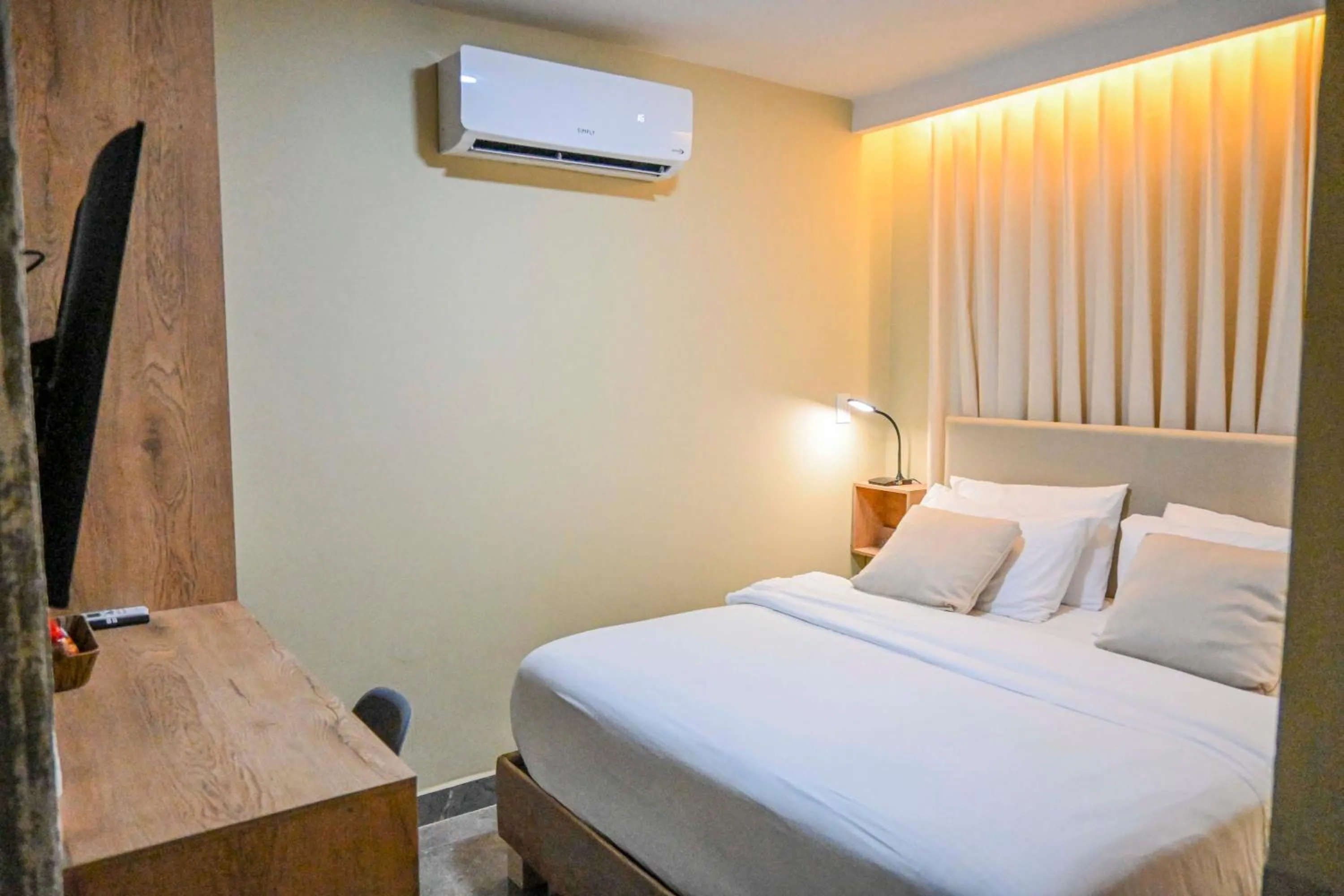 Bed in Hotel Bahía Azul Manga Cartagena