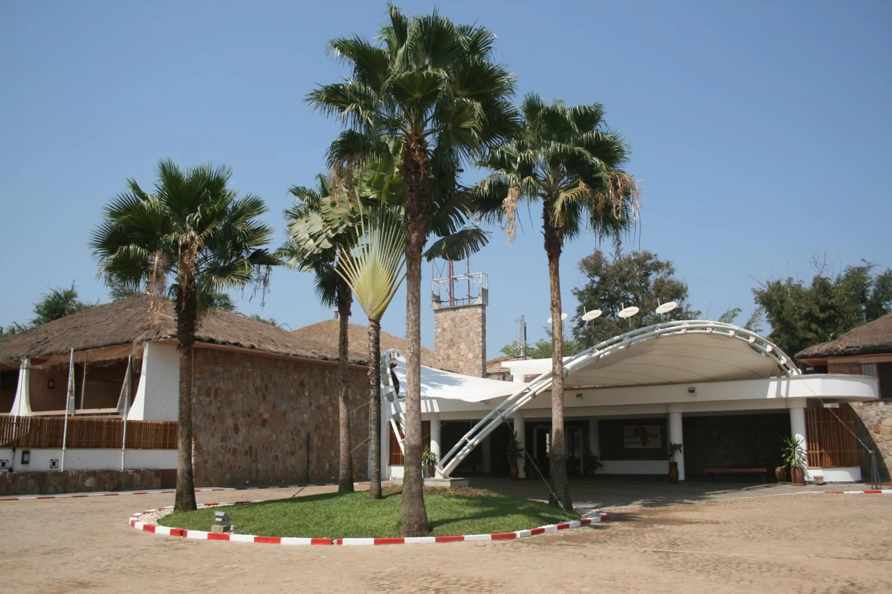 Facade/entrance in Hotel Club du Lac Tanganyika