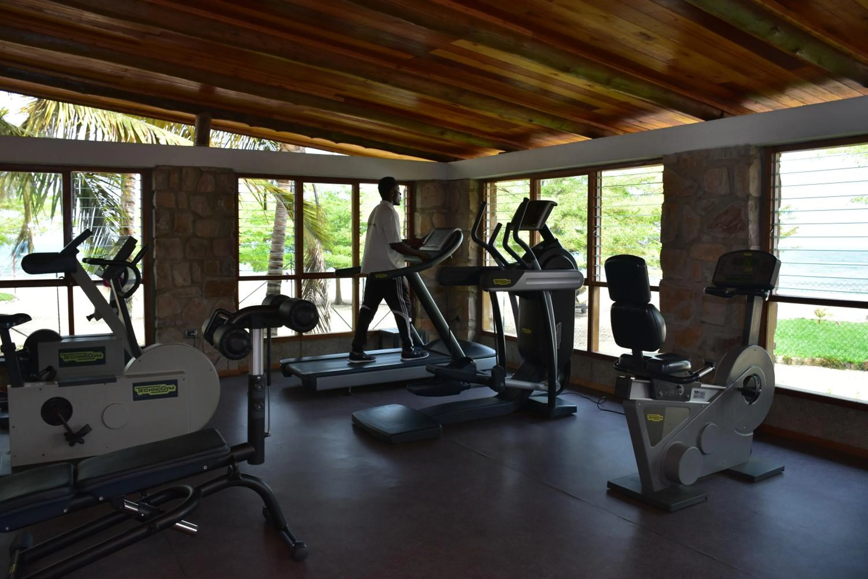 Fitness centre/facilities in Hotel Club du Lac Tanganyika