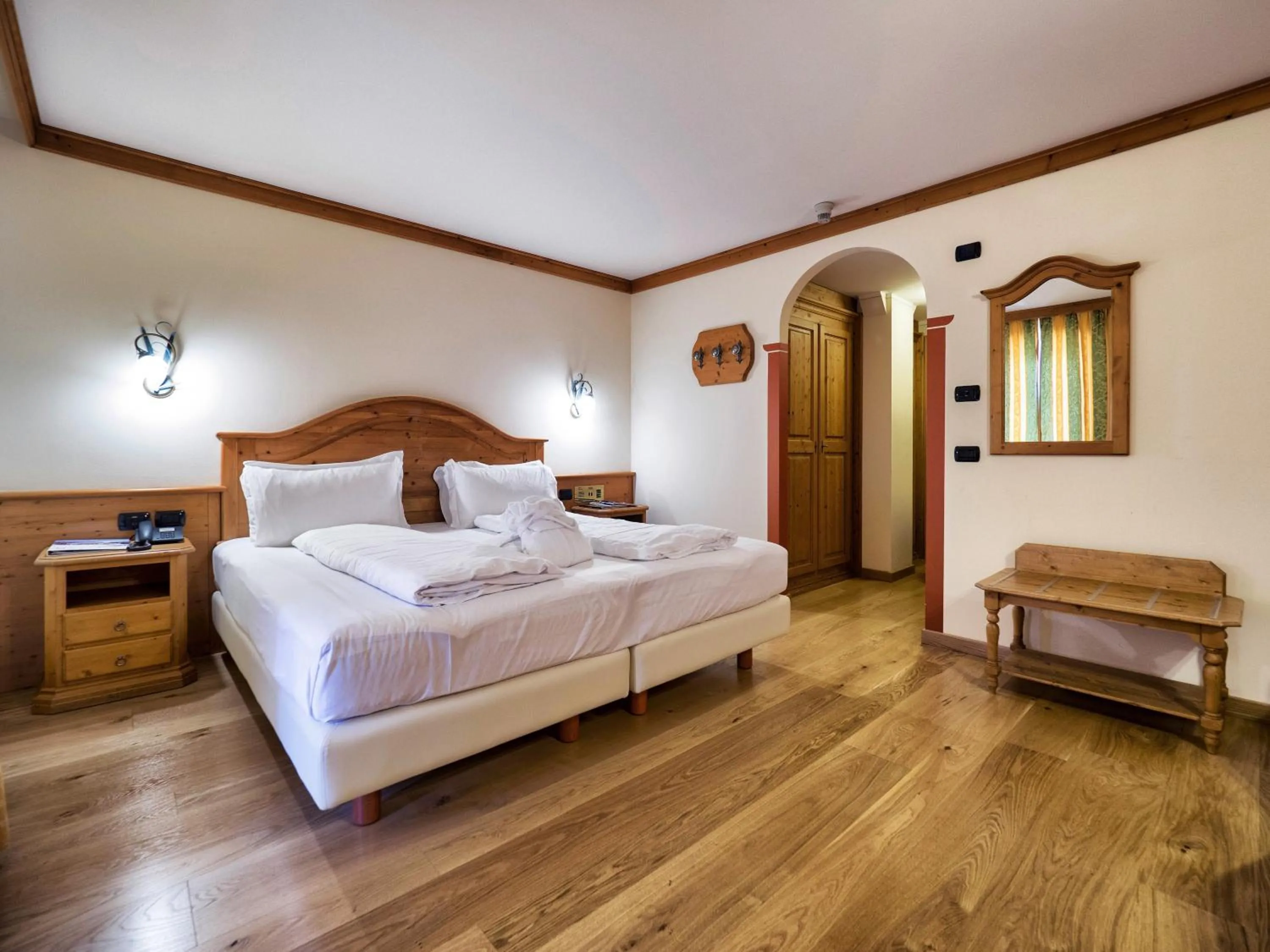 Bed in Hotel Bertelli