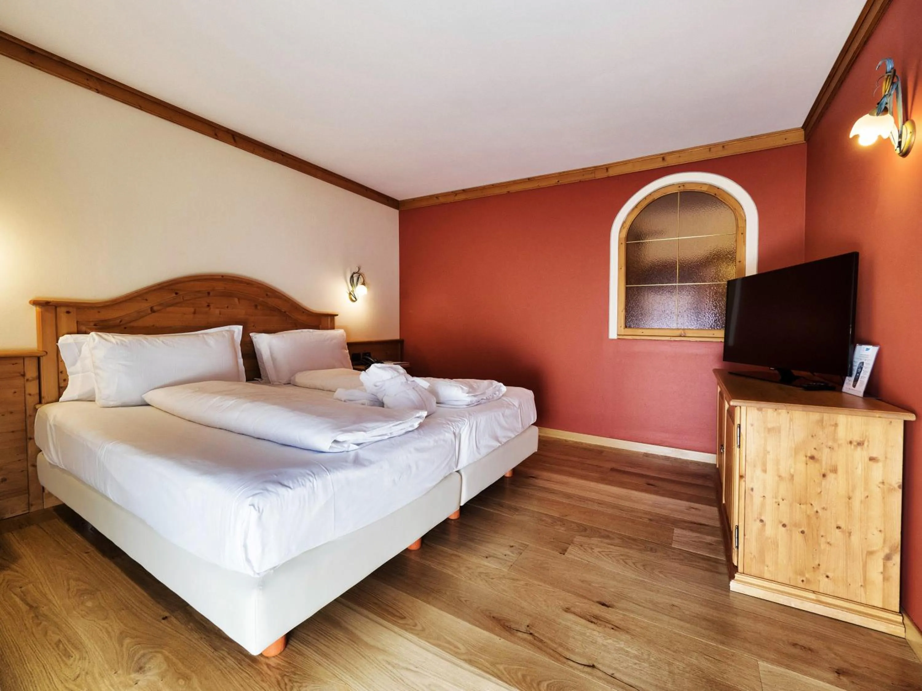 Bed in Hotel Bertelli