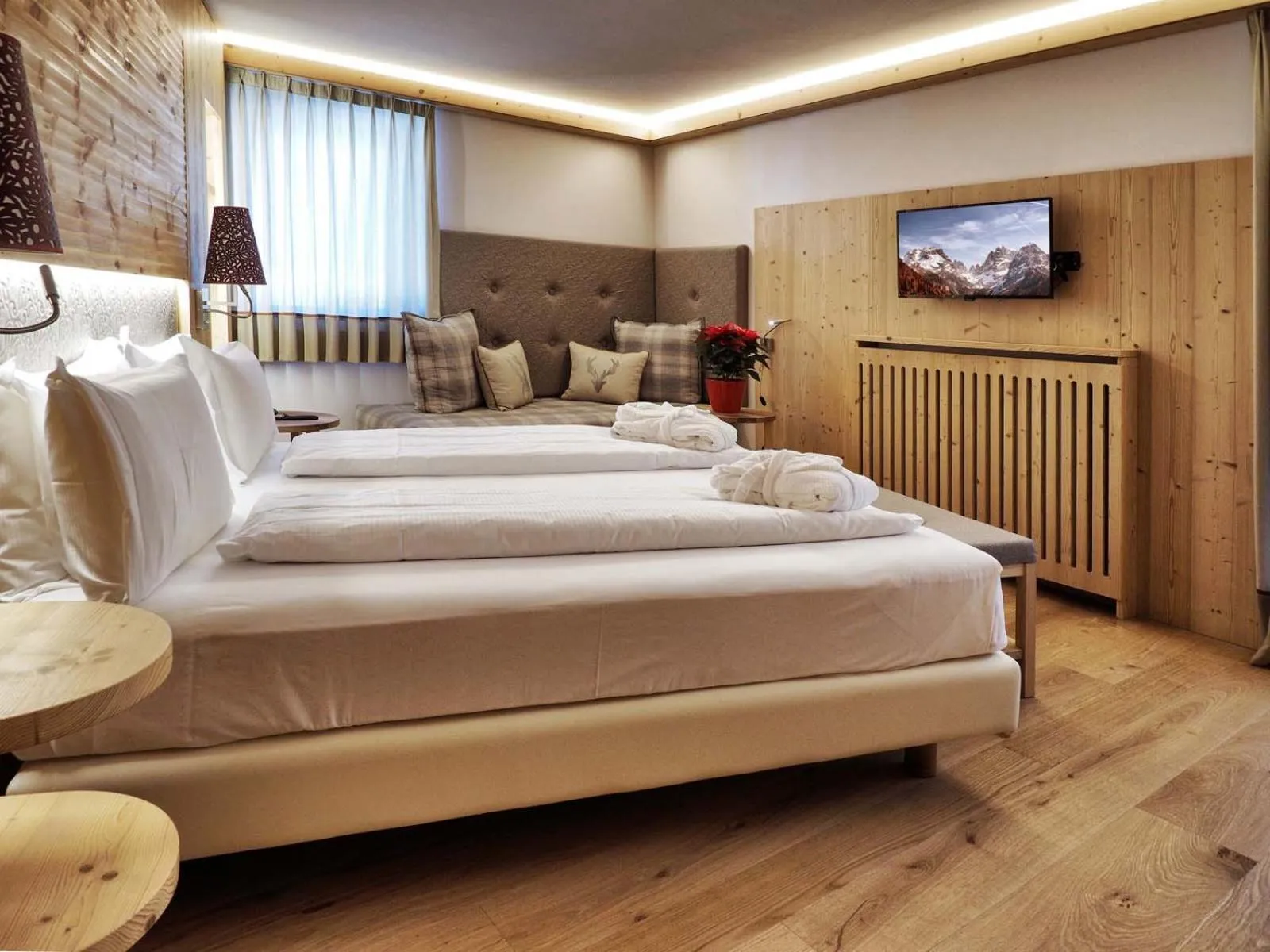 Bed in Hotel Bertelli