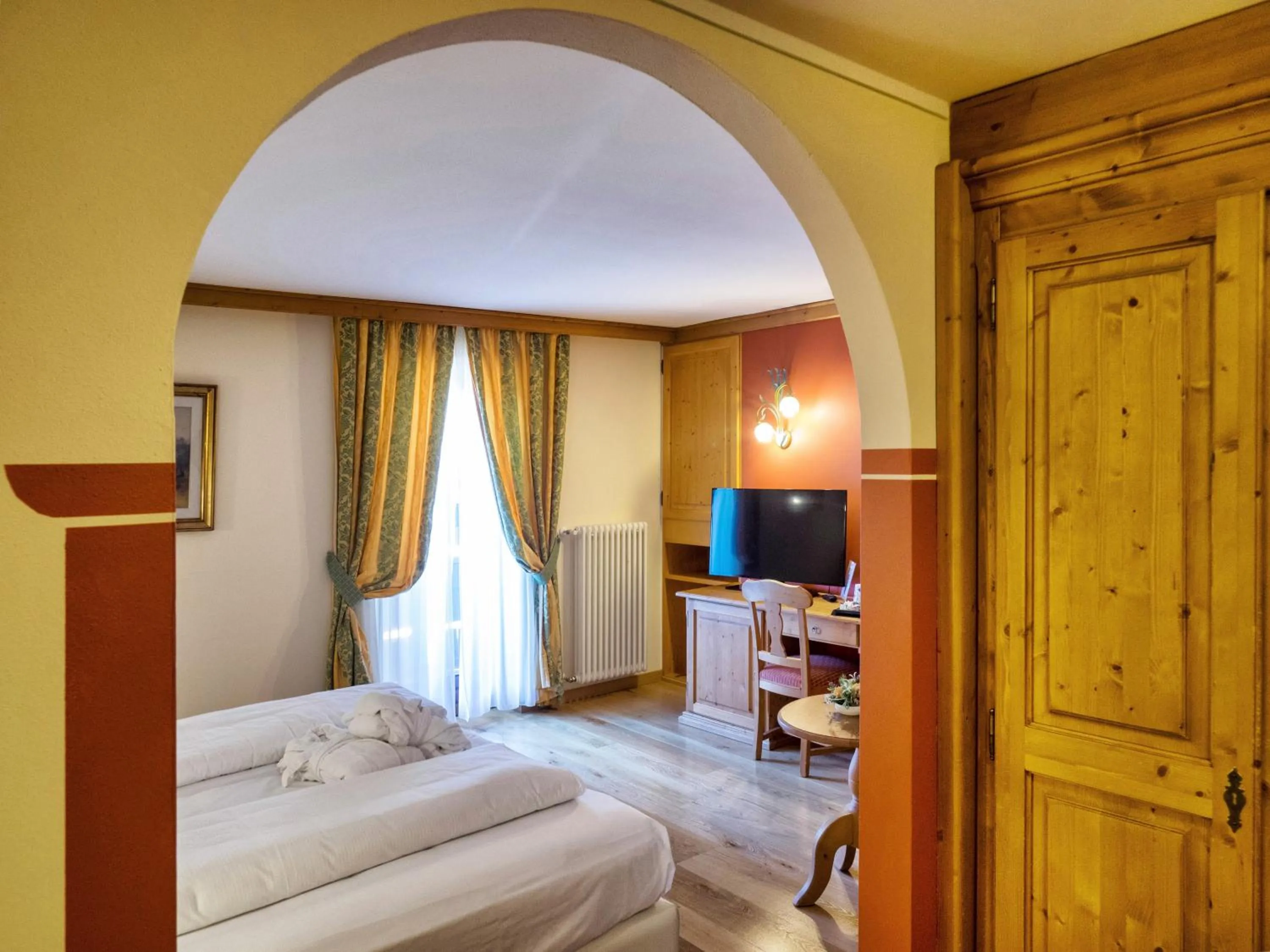 Bed in Hotel Bertelli