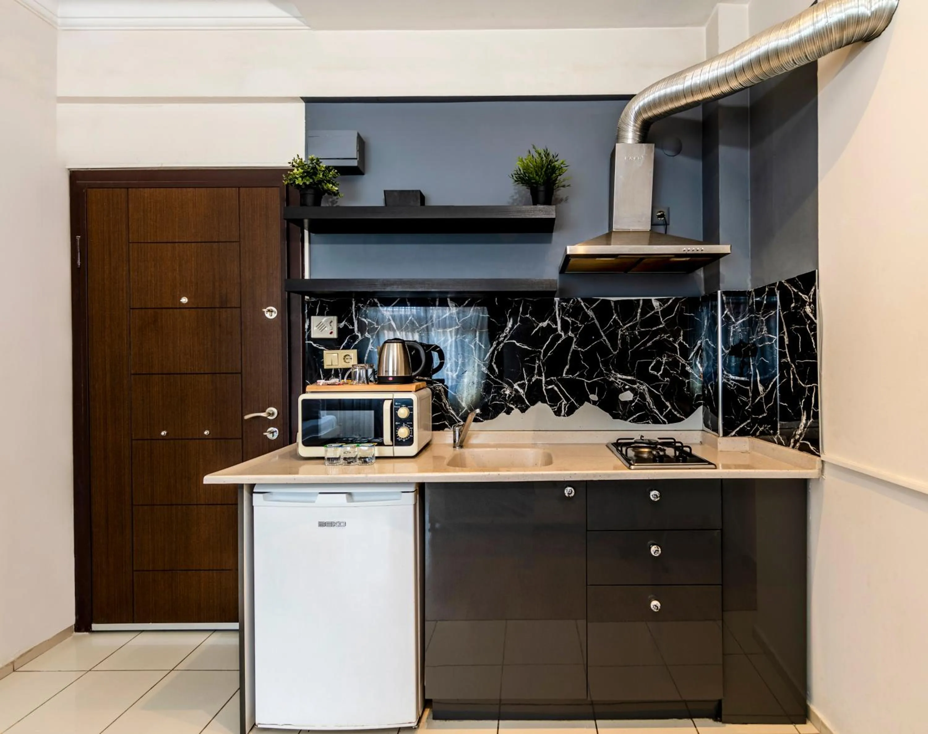 Kitchen or kitchenette in Brk Dream Suites Taksim
