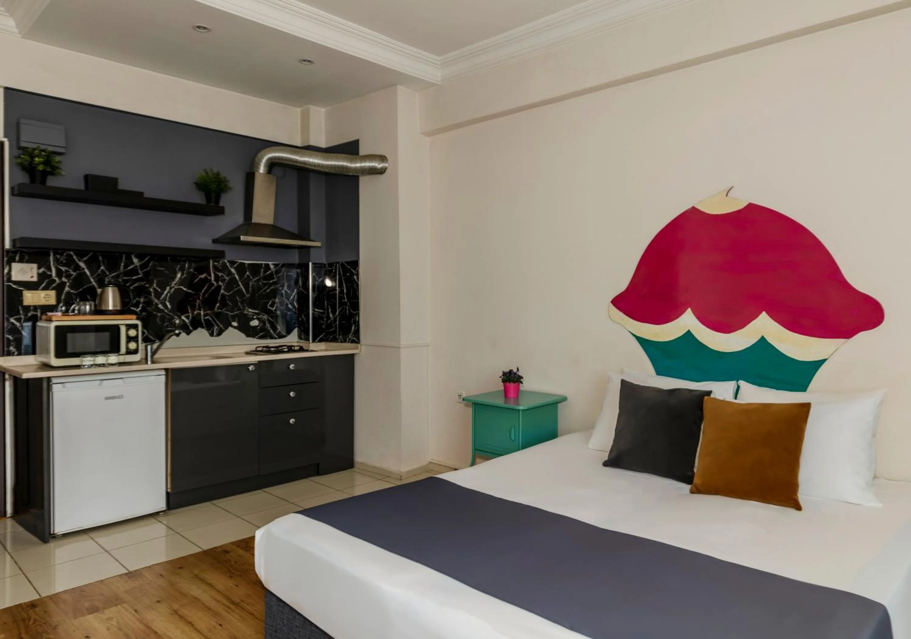Bed in Brk Dream Suites Taksim