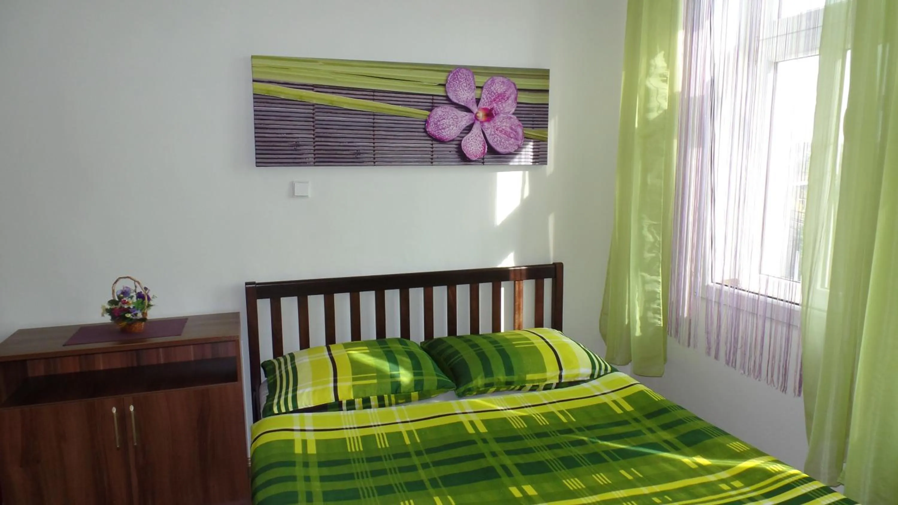 Decorative detail, Bed in Apartments Rokytka - Praha