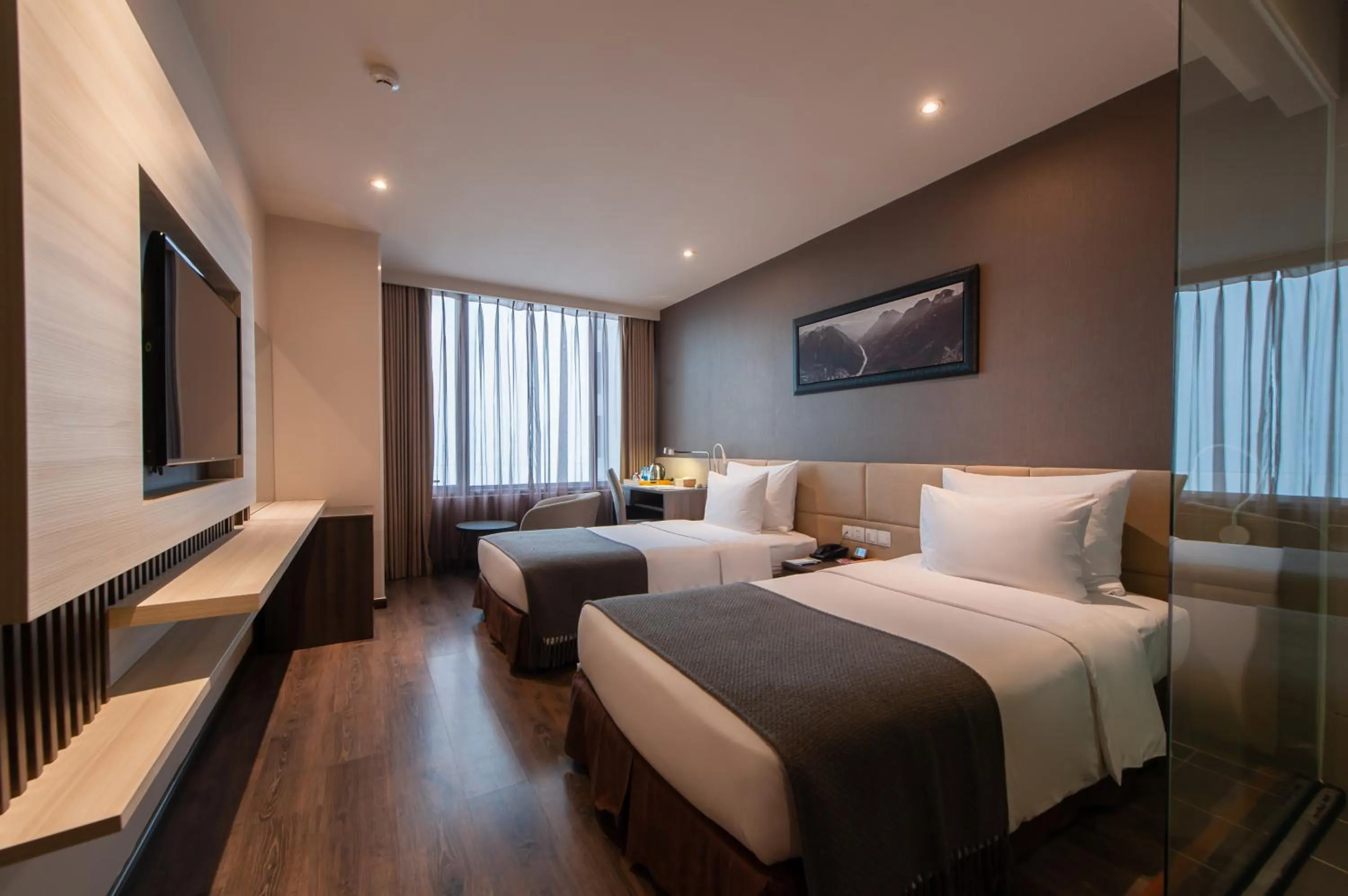 Bed in Alana Nha Trang Beach Hotel