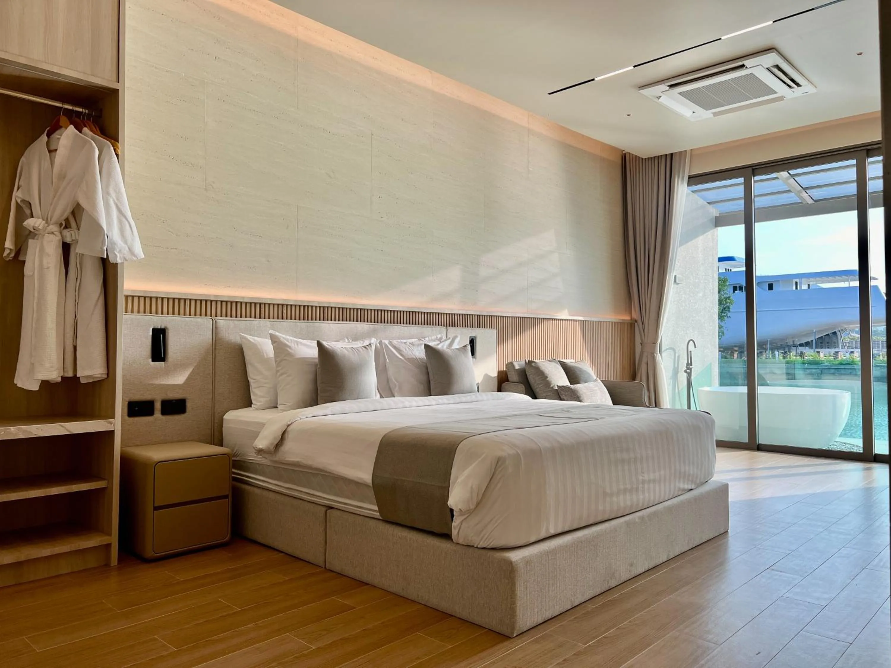 Bedroom, Bed in Baan Tah On The Sea