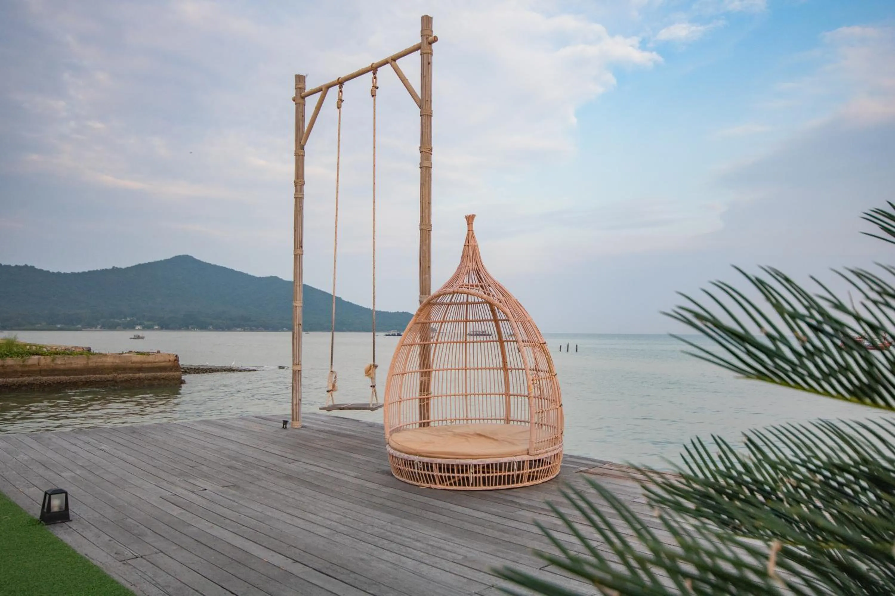 Seating area in Baan Tah On The Sea