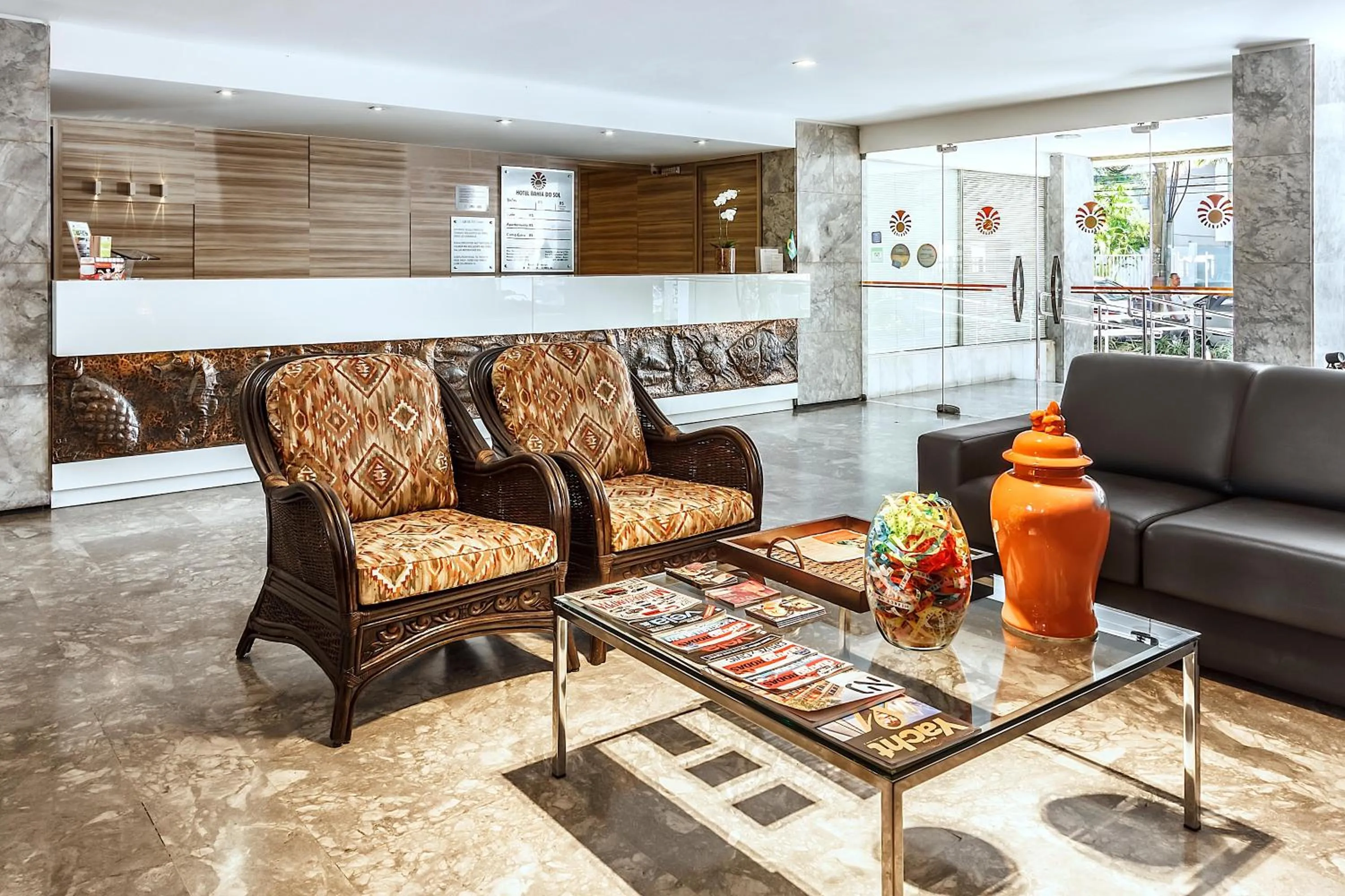 Lobby or reception in Hotel Bahia do Sol