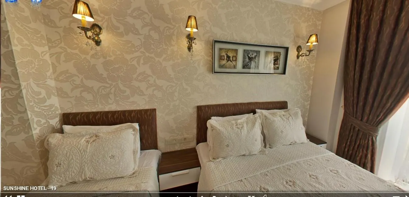 Decorative detail, Bed in Geyi̇kli̇ Sunshi̇ne Hotel