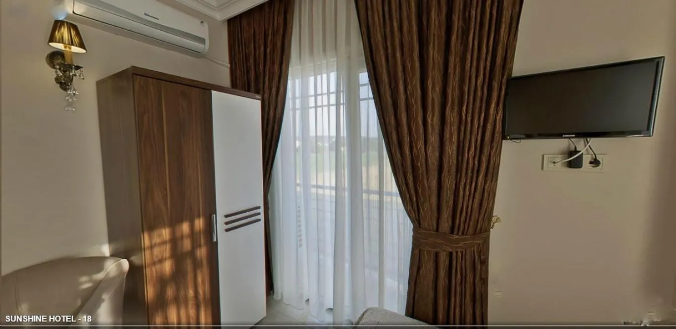 Decorative detail, Bed in Geyi̇kli̇ Sunshi̇ne Hotel