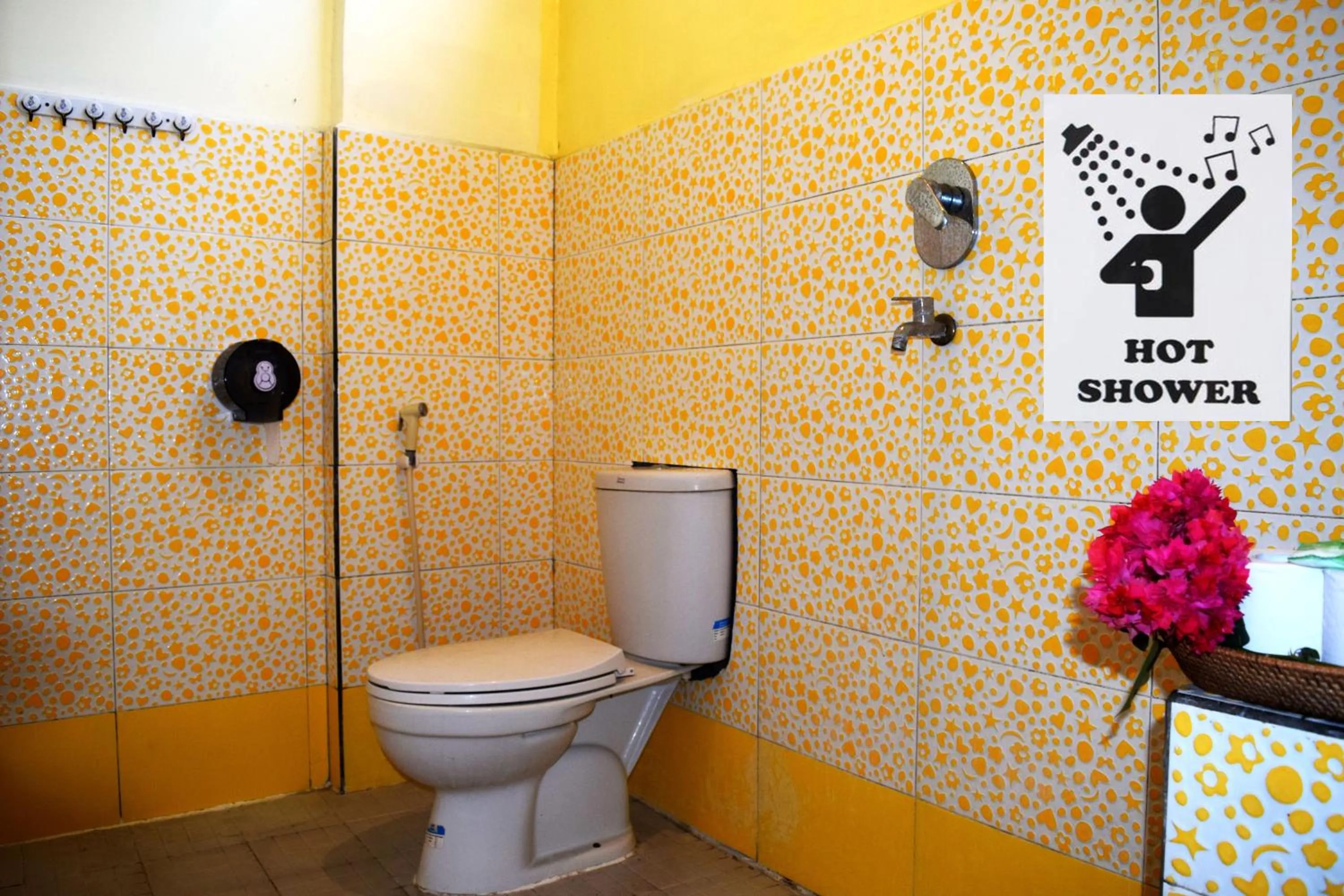 Toilet in Panda Cottage