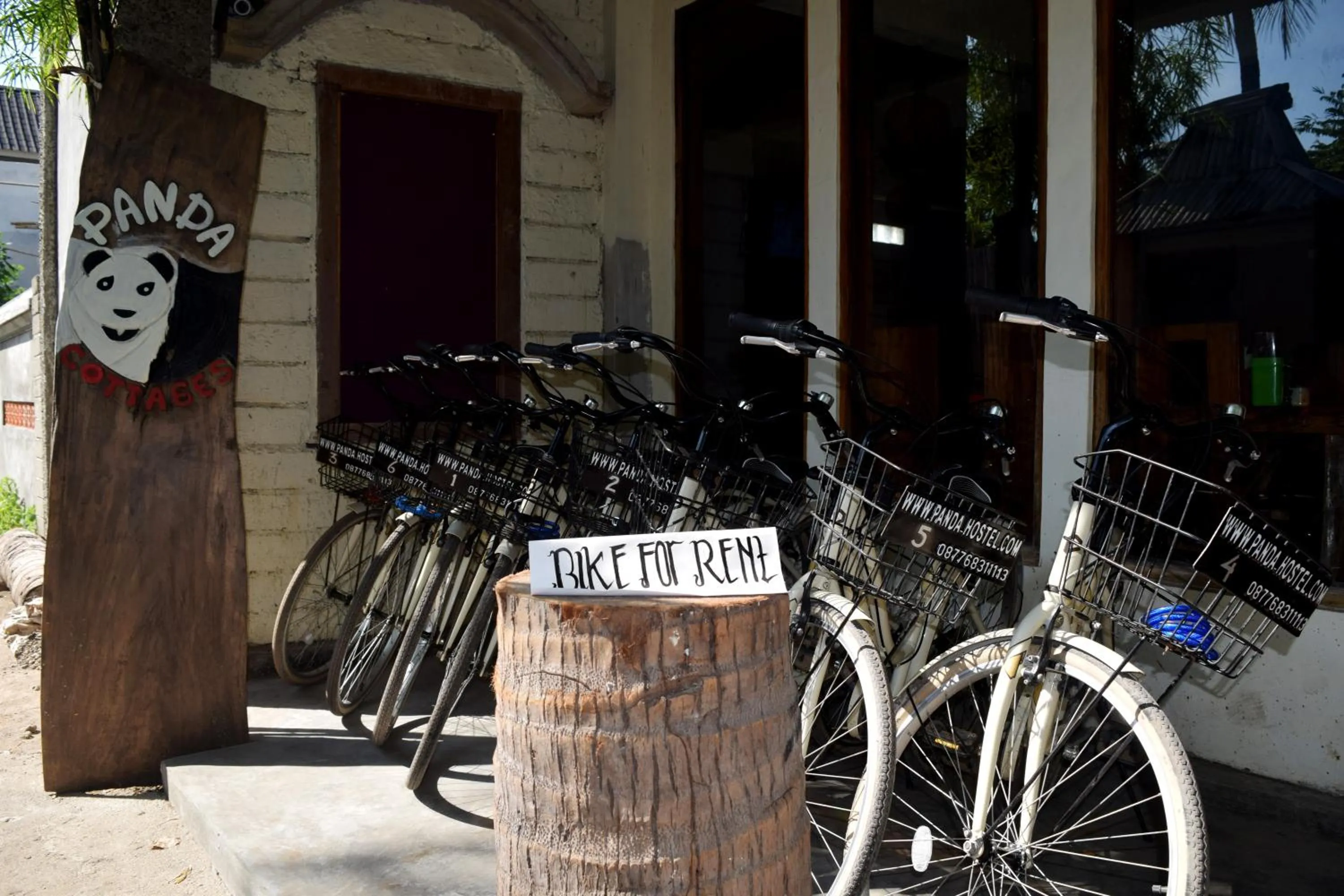 Cycling in Panda Cottage