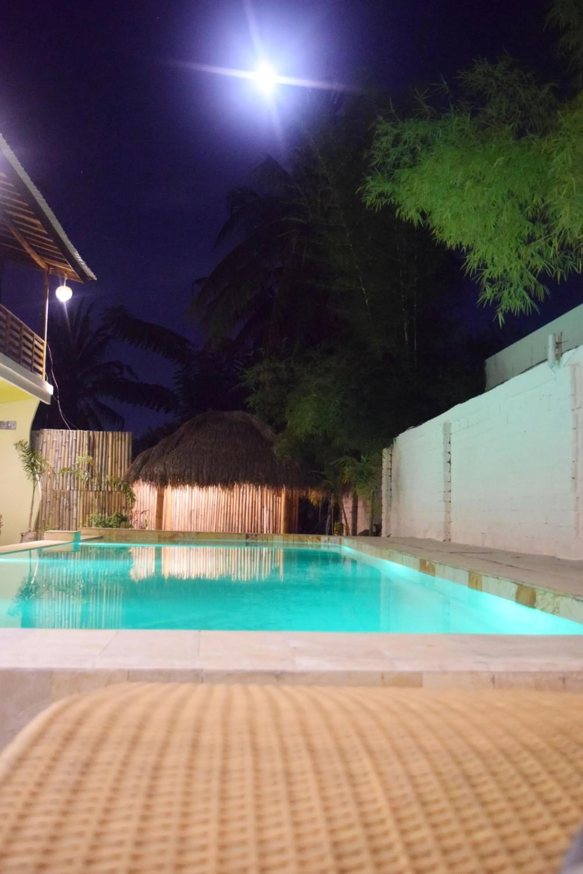 Pool view in Panda Cottage