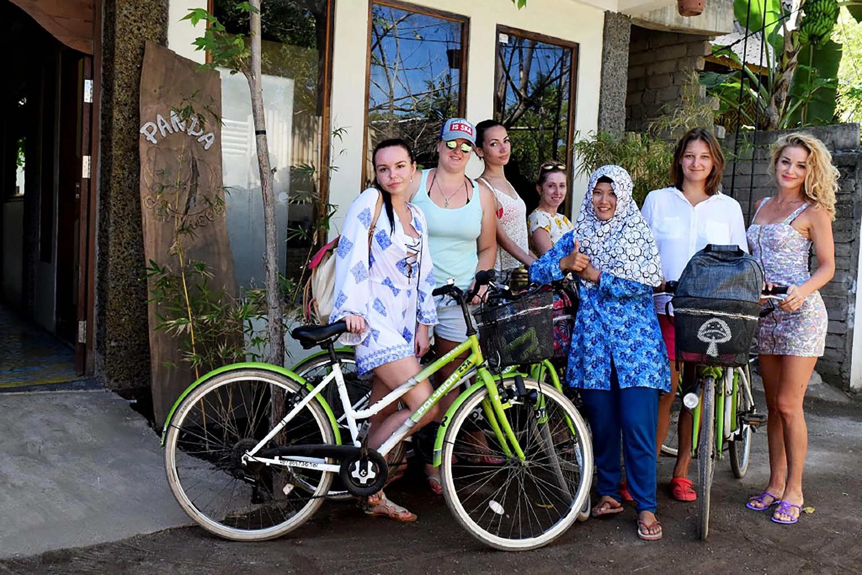 Guests in Panda Cottage