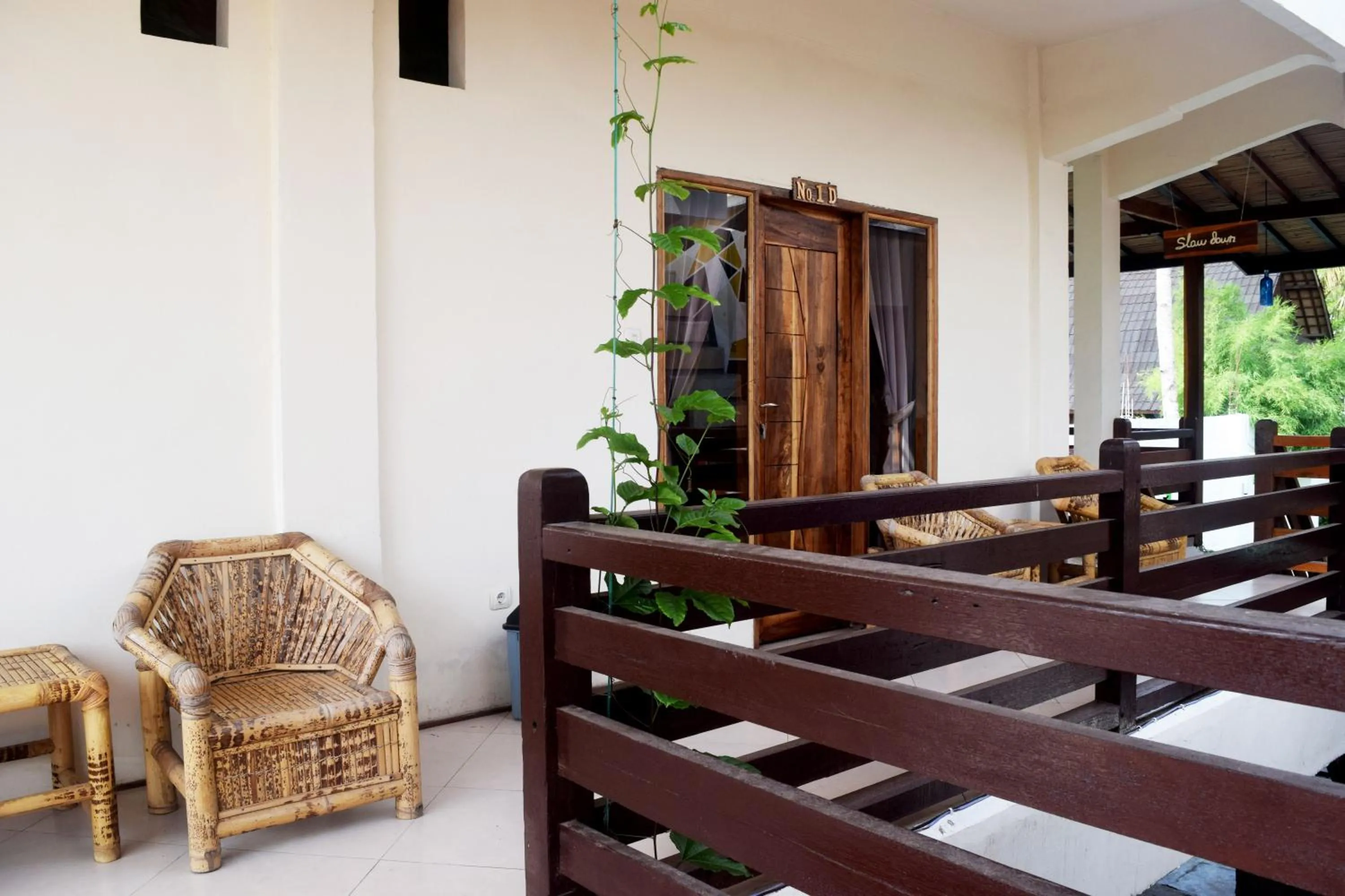 Patio in Panda Cottage