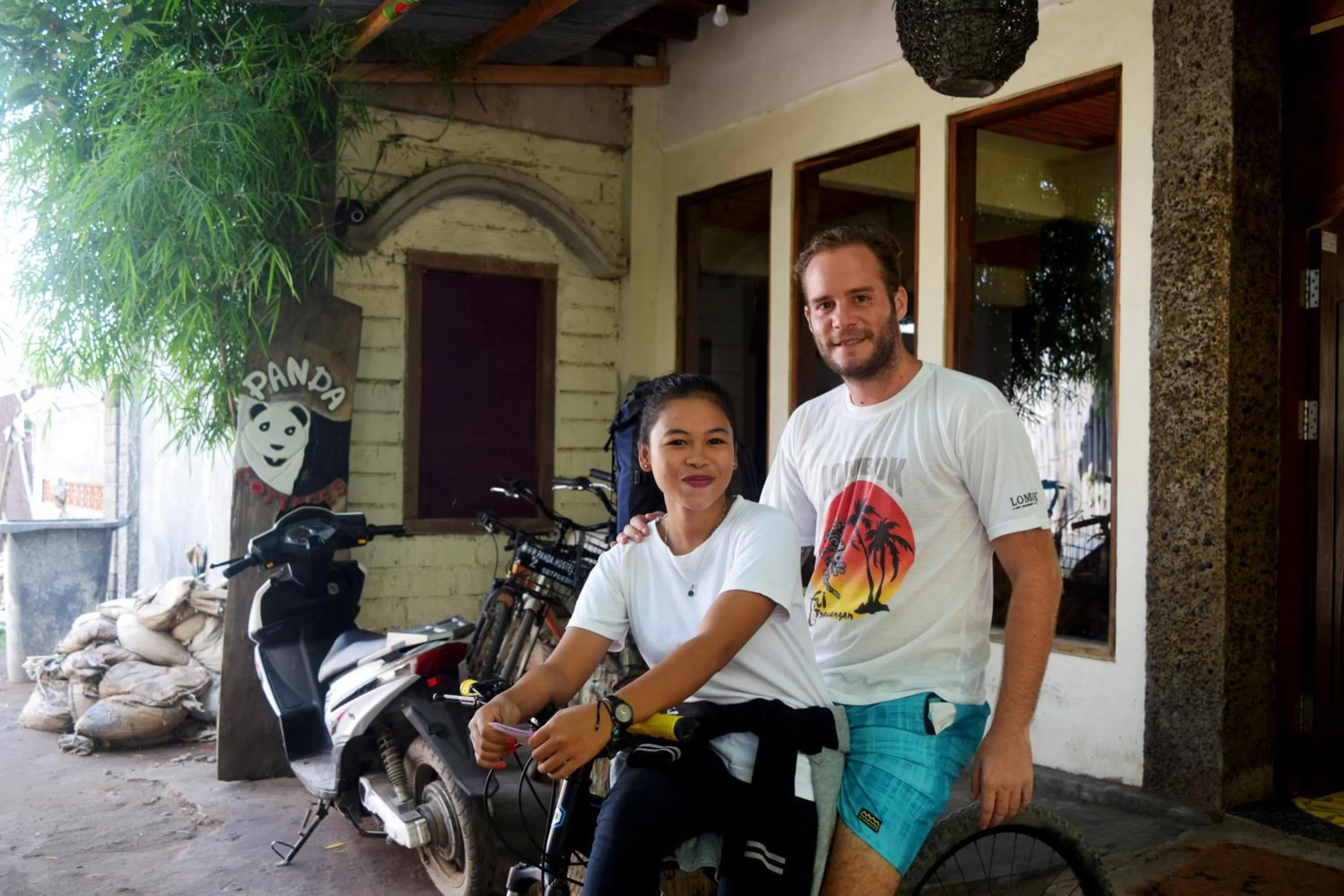 Guests in Panda Cottage