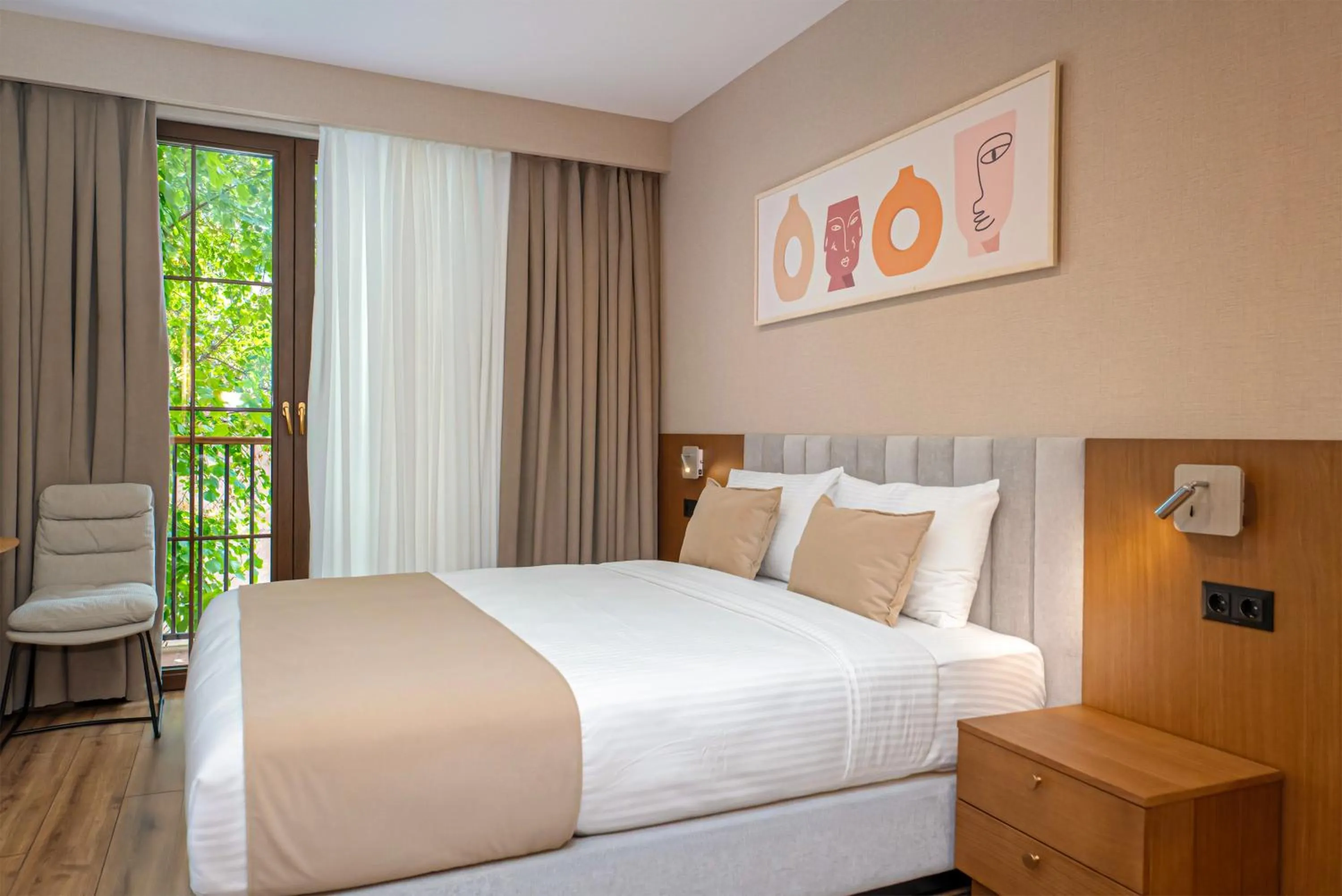 Bedroom, Bed in Boutique Hotel Calligraphy