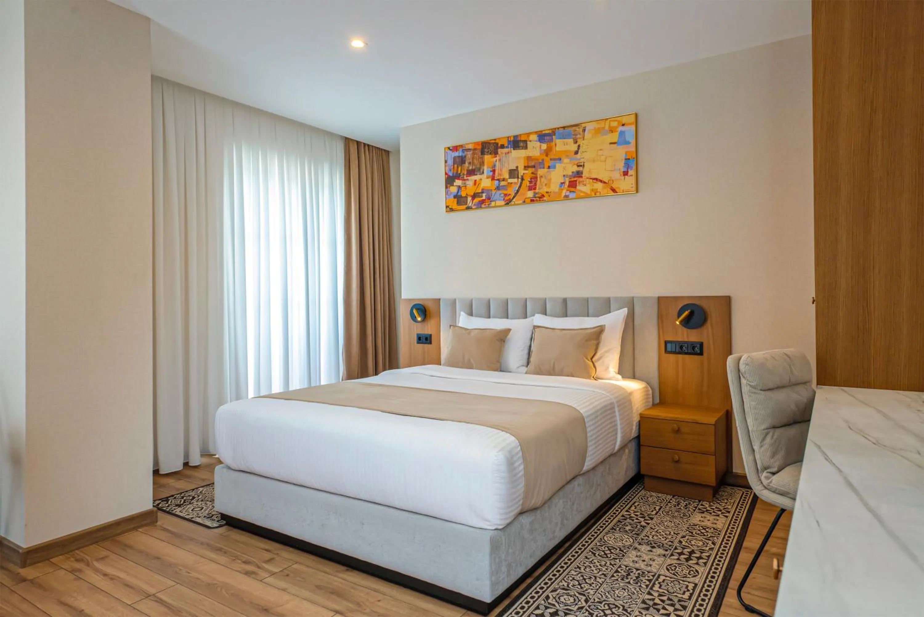 Bed in Boutique Hotel Calligraphy