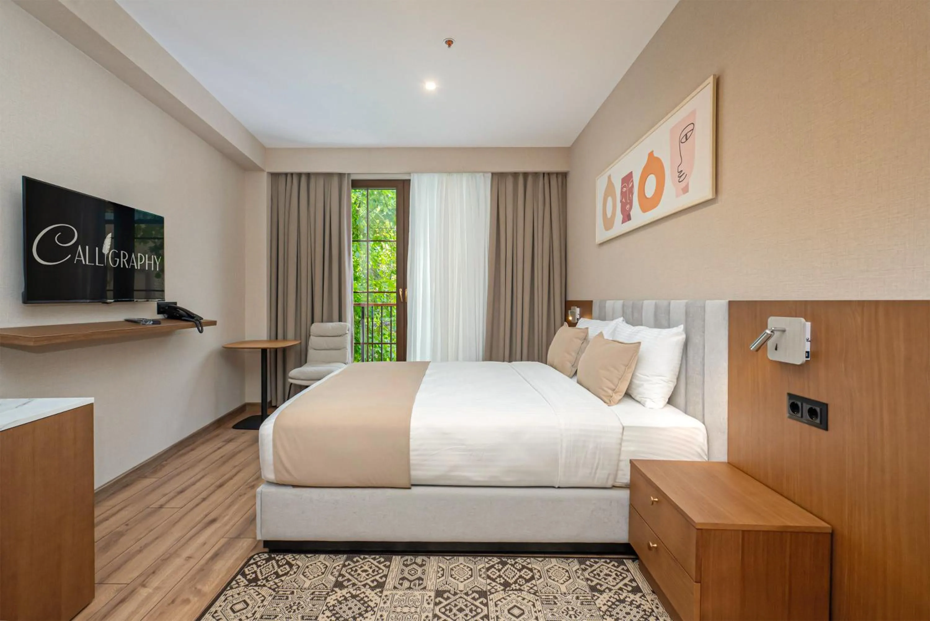 Bedroom, Bed in Boutique Hotel Calligraphy