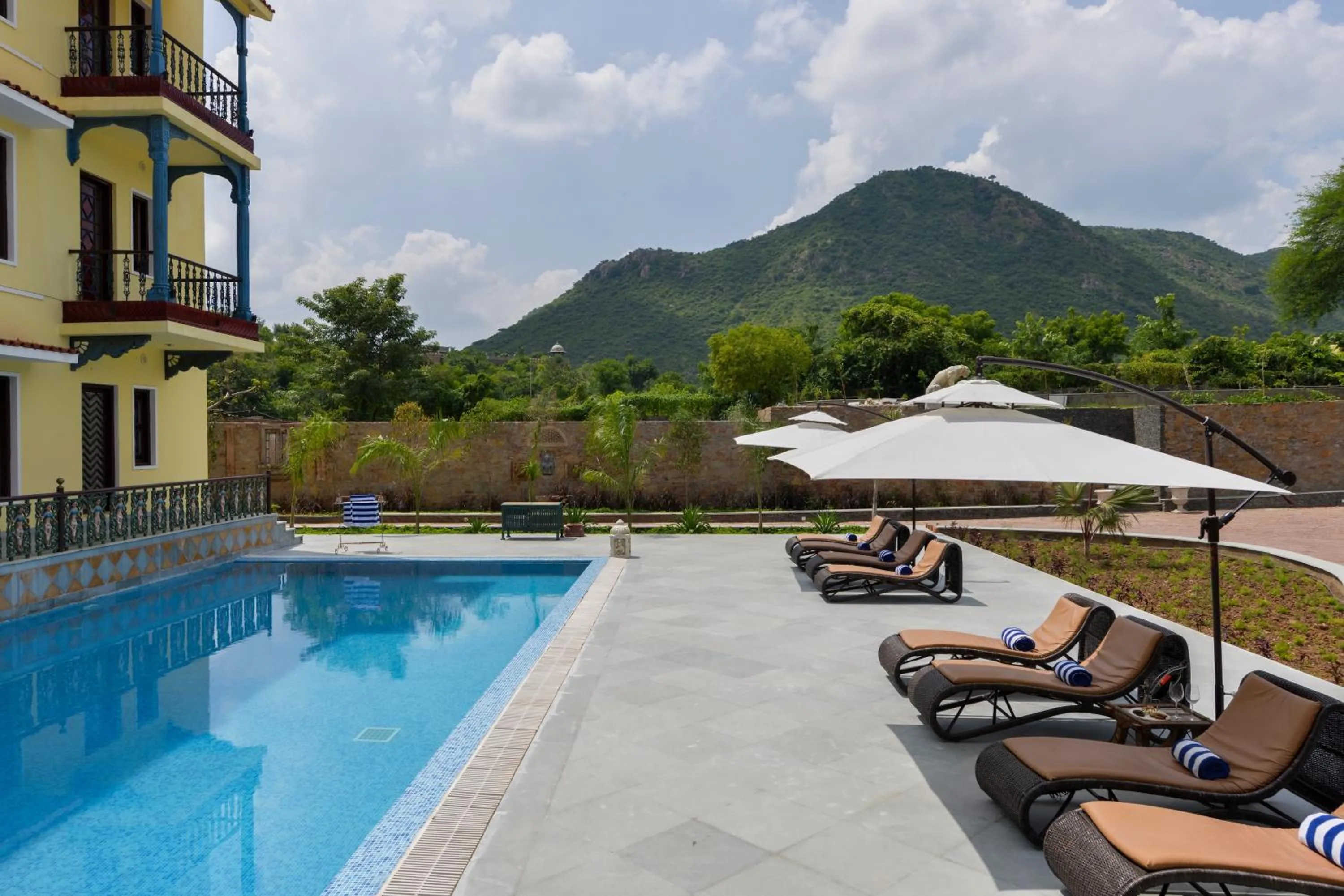 Swimming pool in The Royal Retreat Resort & Spa