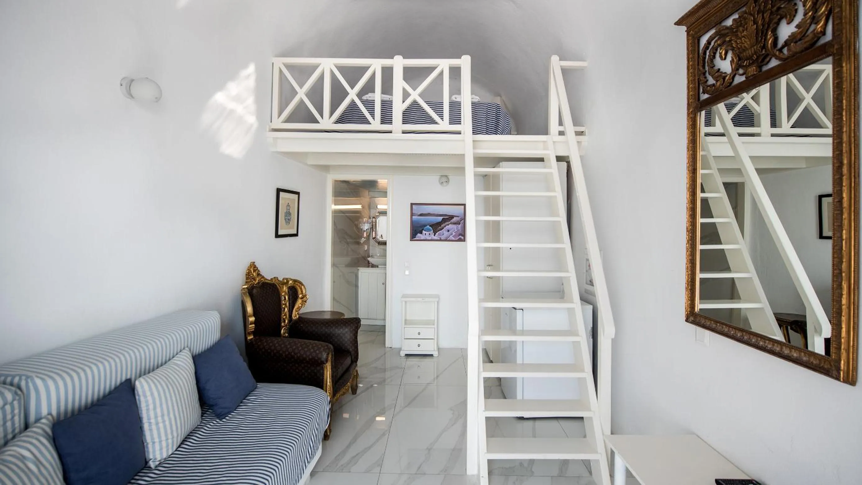 Seating area in Alexander Villas