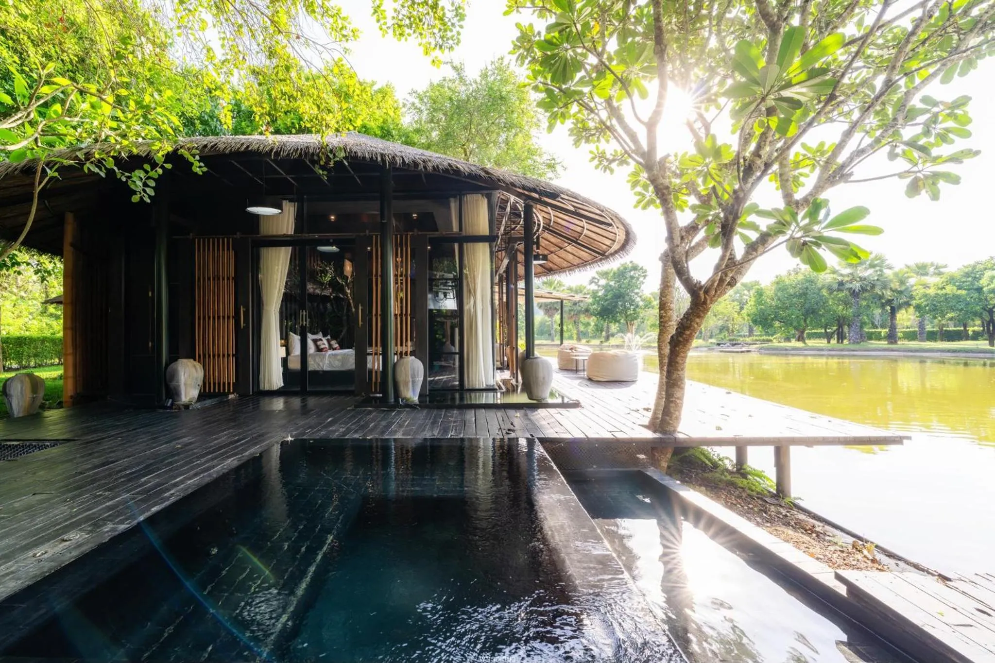 Lake view in Sanctuary Kanchanaburi