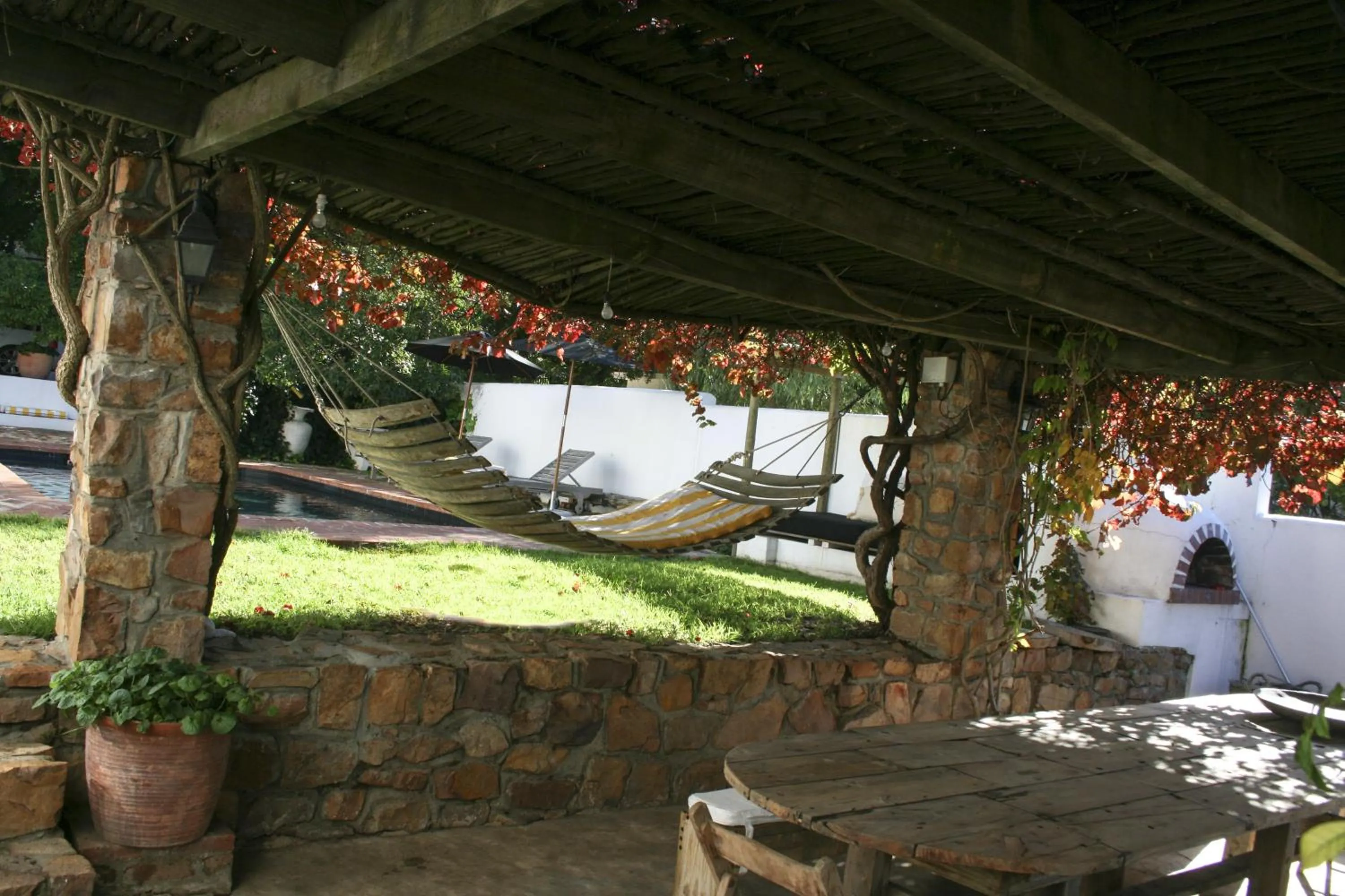 Garden view in InAweStays Holiday Homes