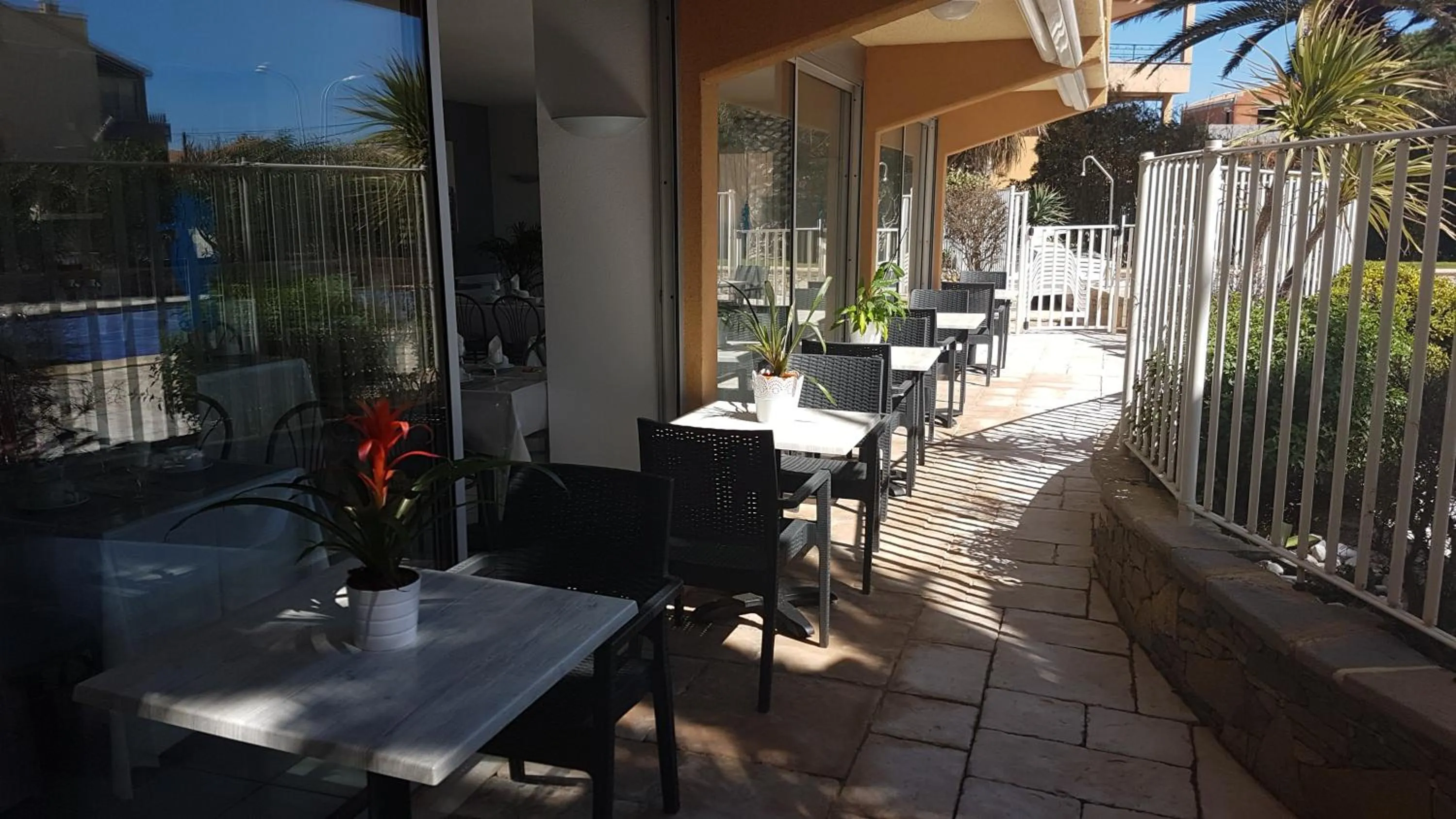 Patio in Hotel Albizzia