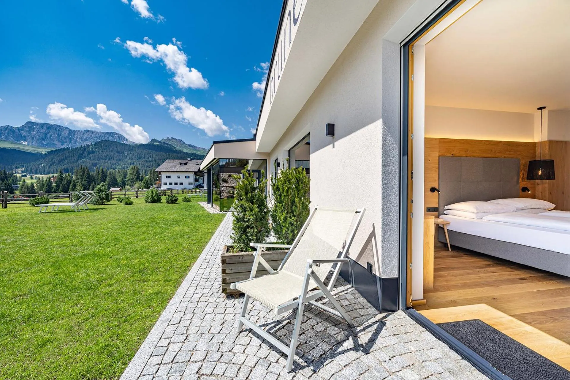 Garden in Brunelle Seiser Alm Lodge