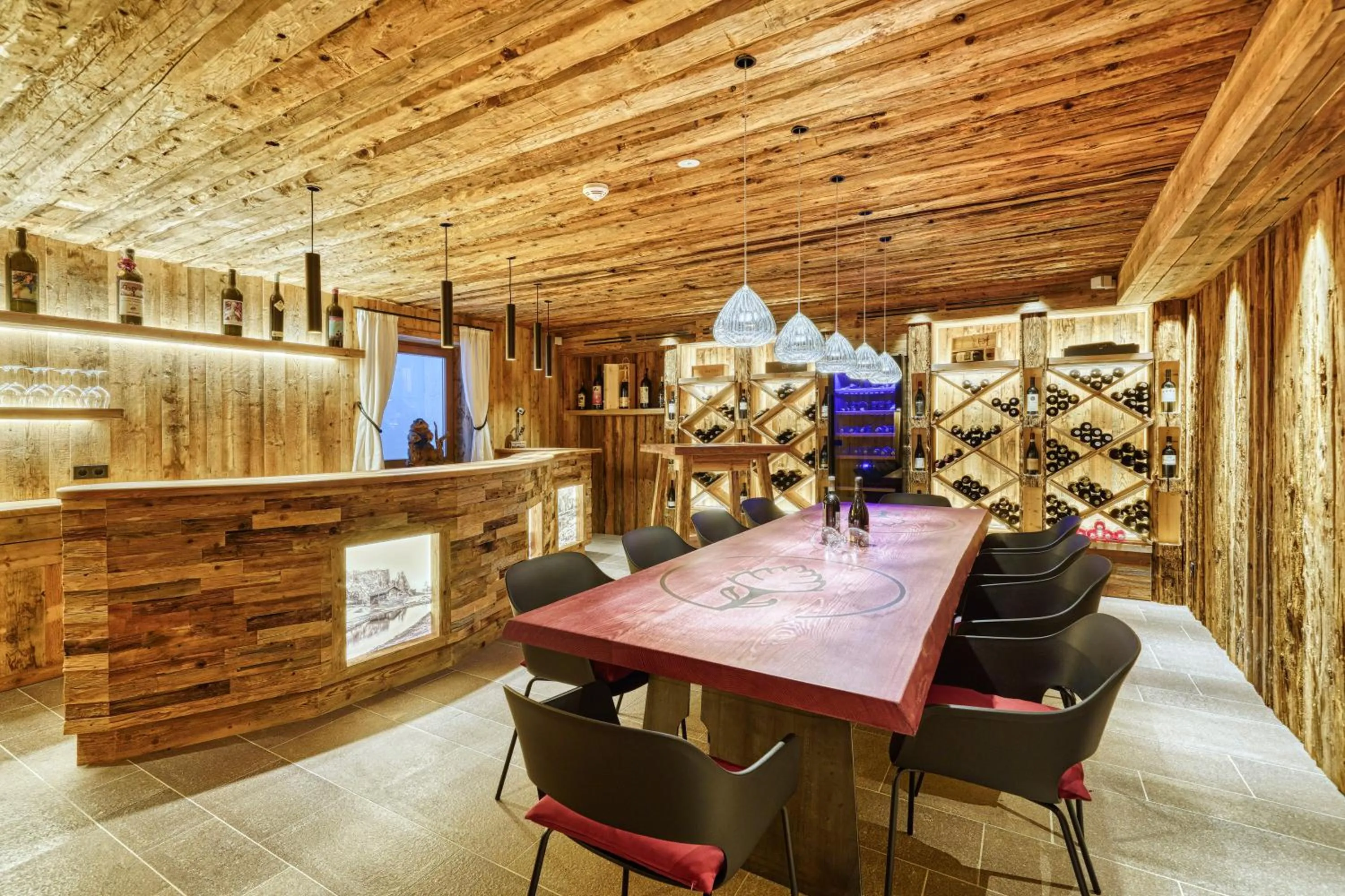 Lounge or bar in Brunelle Seiser Alm Lodge