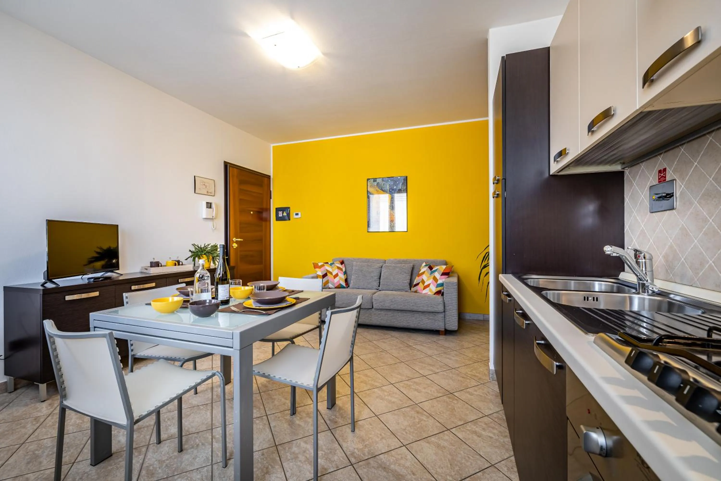Kitchen or kitchenette in Casa Vacanze Arianna