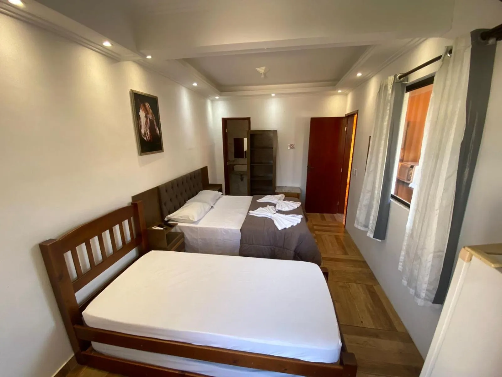 Property building, Bed in Pousada Ninho da Coruja