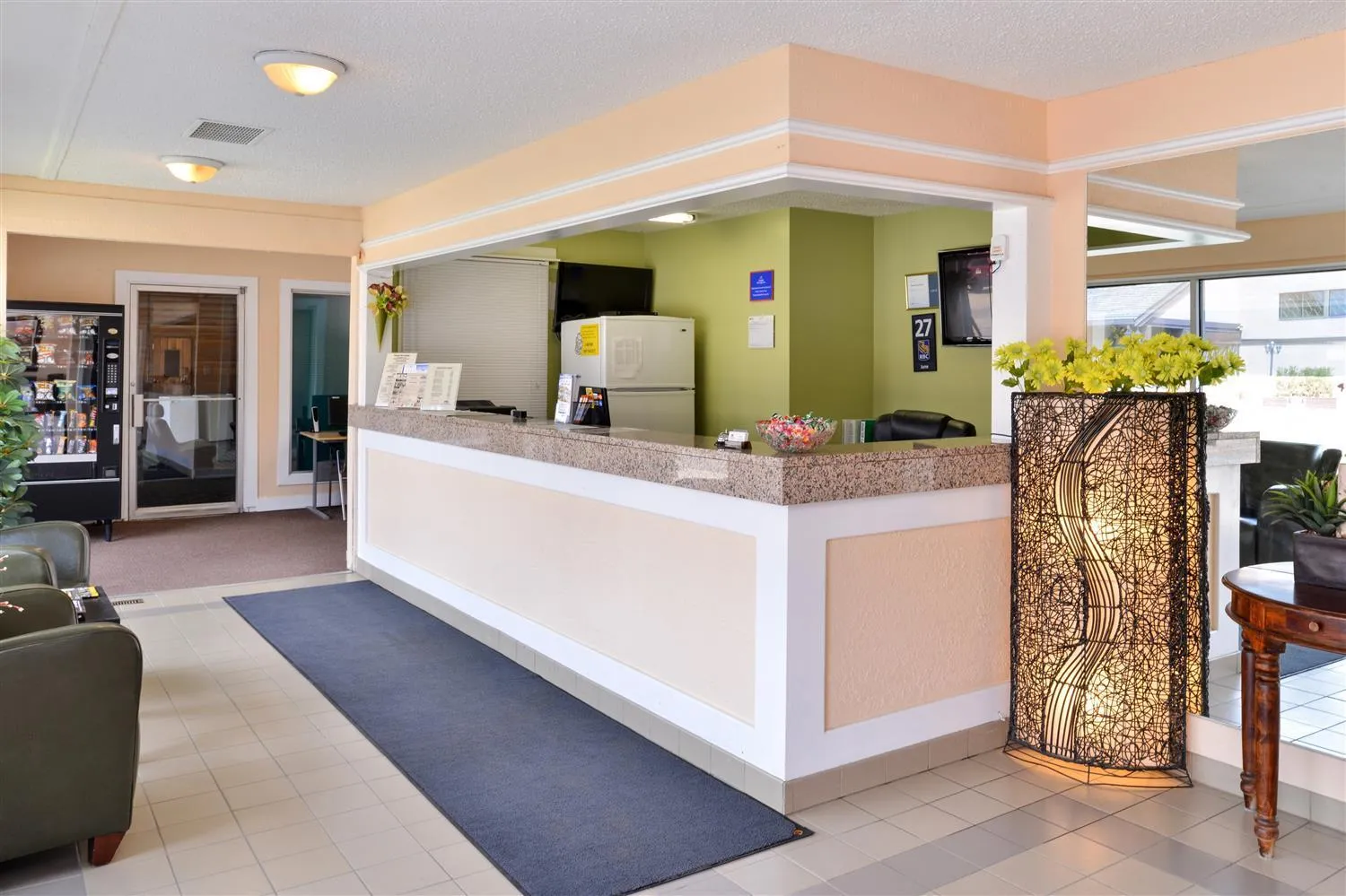 Lobby or reception in Canadas Best Value Inn Whitecourt