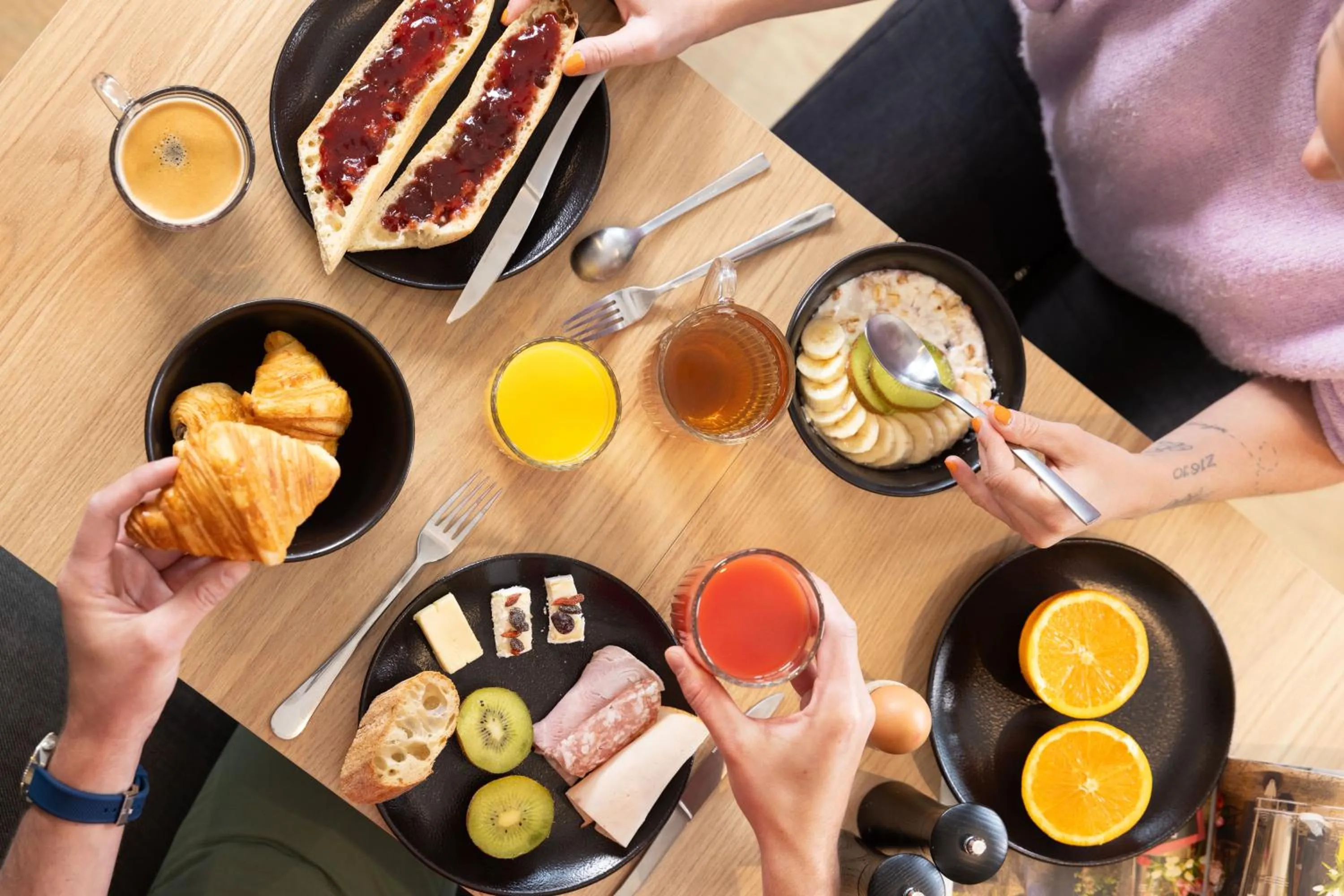 Breakfast in Korner Saint Marcel