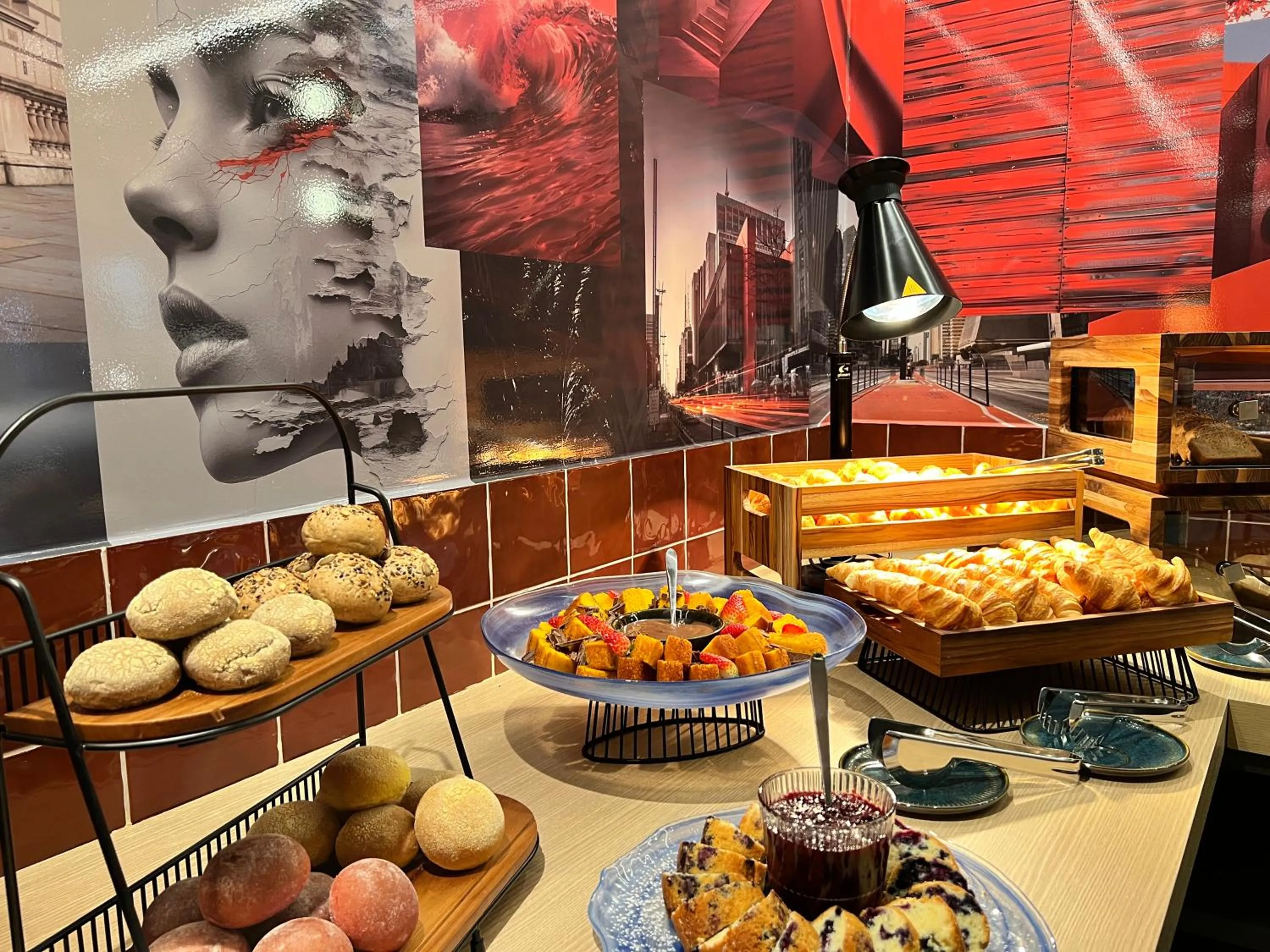 Breakfast in Radisson RED Ibirapuera