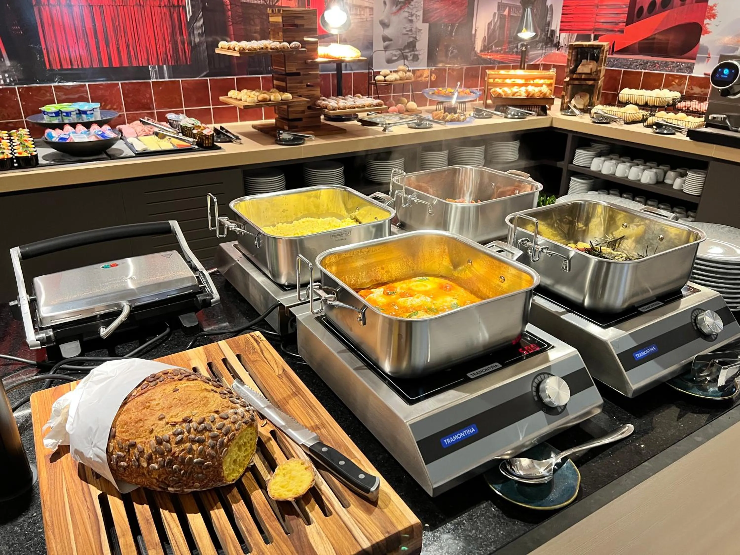 Breakfast in Radisson RED Ibirapuera