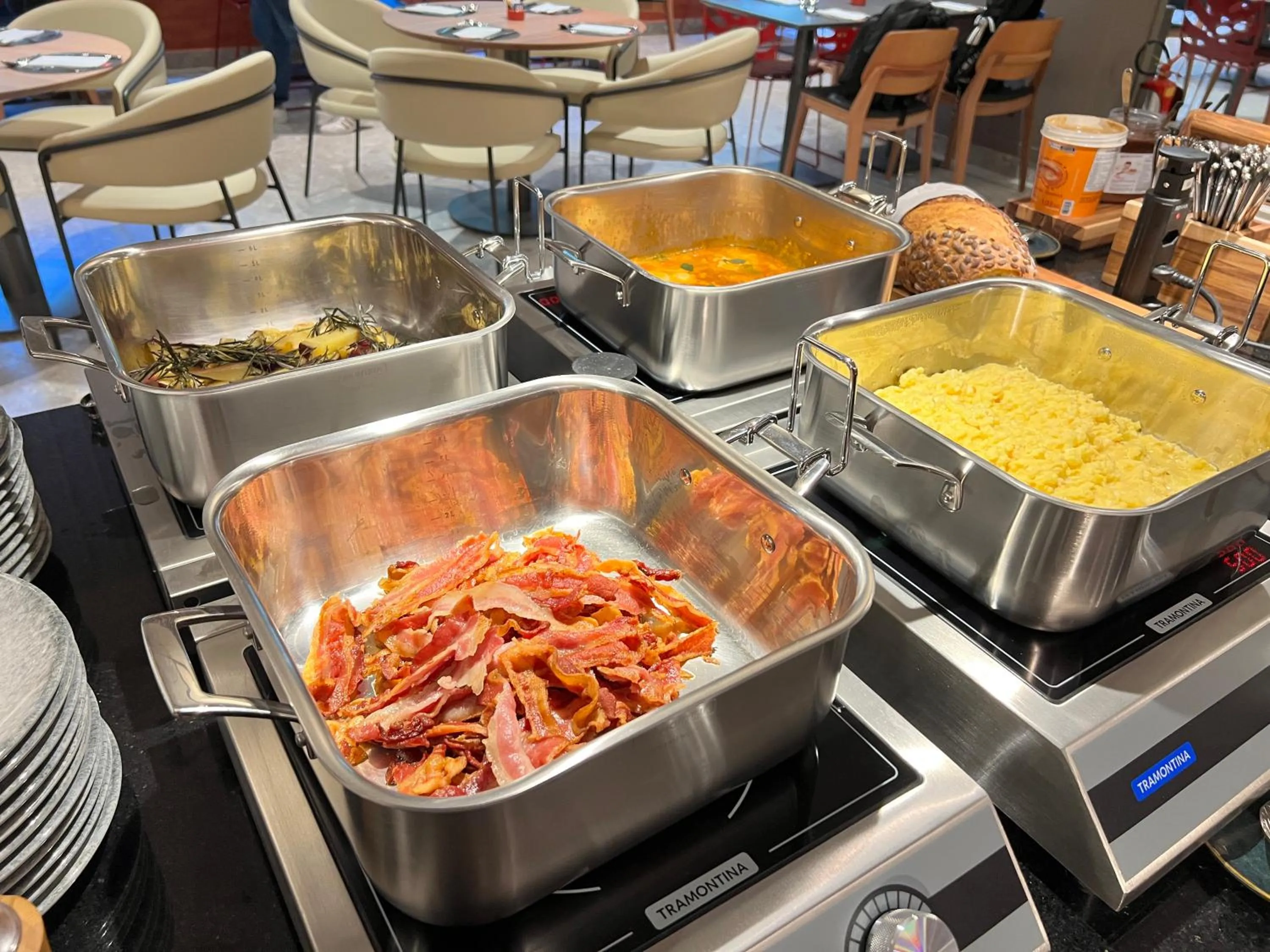 Breakfast in Radisson RED Ibirapuera